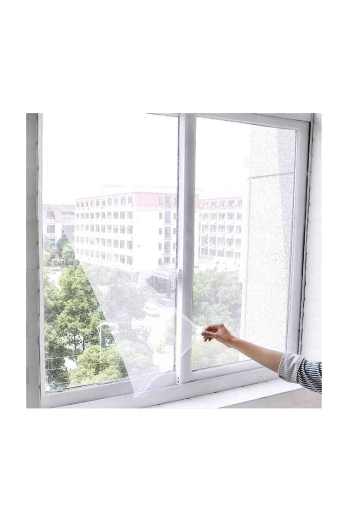 Kayra Pencere Sinekliği Kolay Yapışkanlı Sineklik Ev 75 X 125 1 Adet Hazır Sineklik