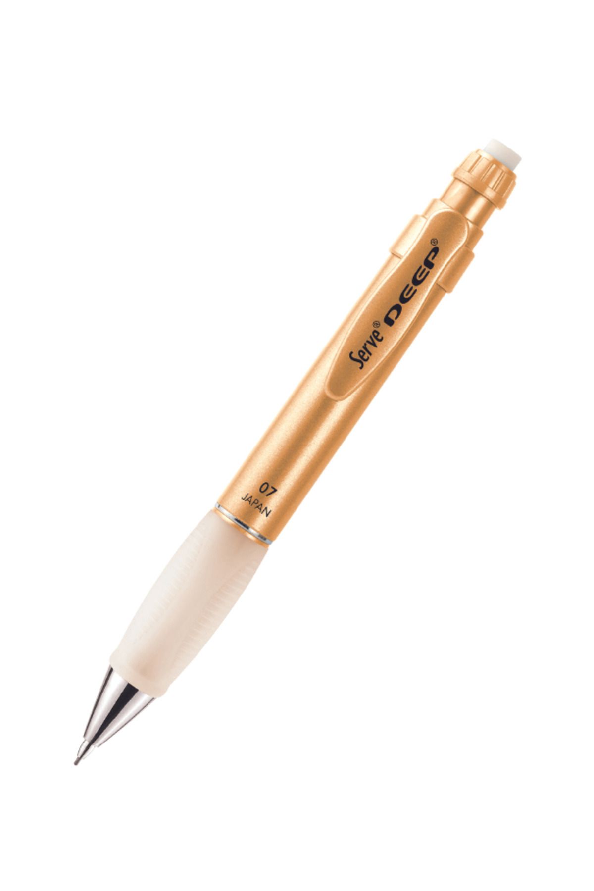 Serve Deep Mekanik Kurşun Kalem 0,7Mm Metalik Asıl Altın