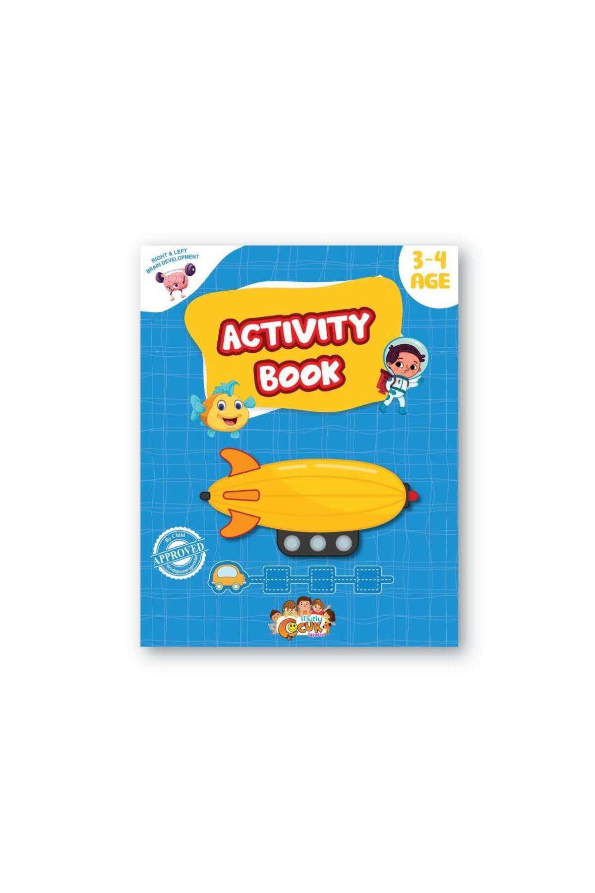 Smartfox Mutlu Çocuk Yayınları İngilizce 3-4 Yaş Activity Book- Aktivite Kitabım