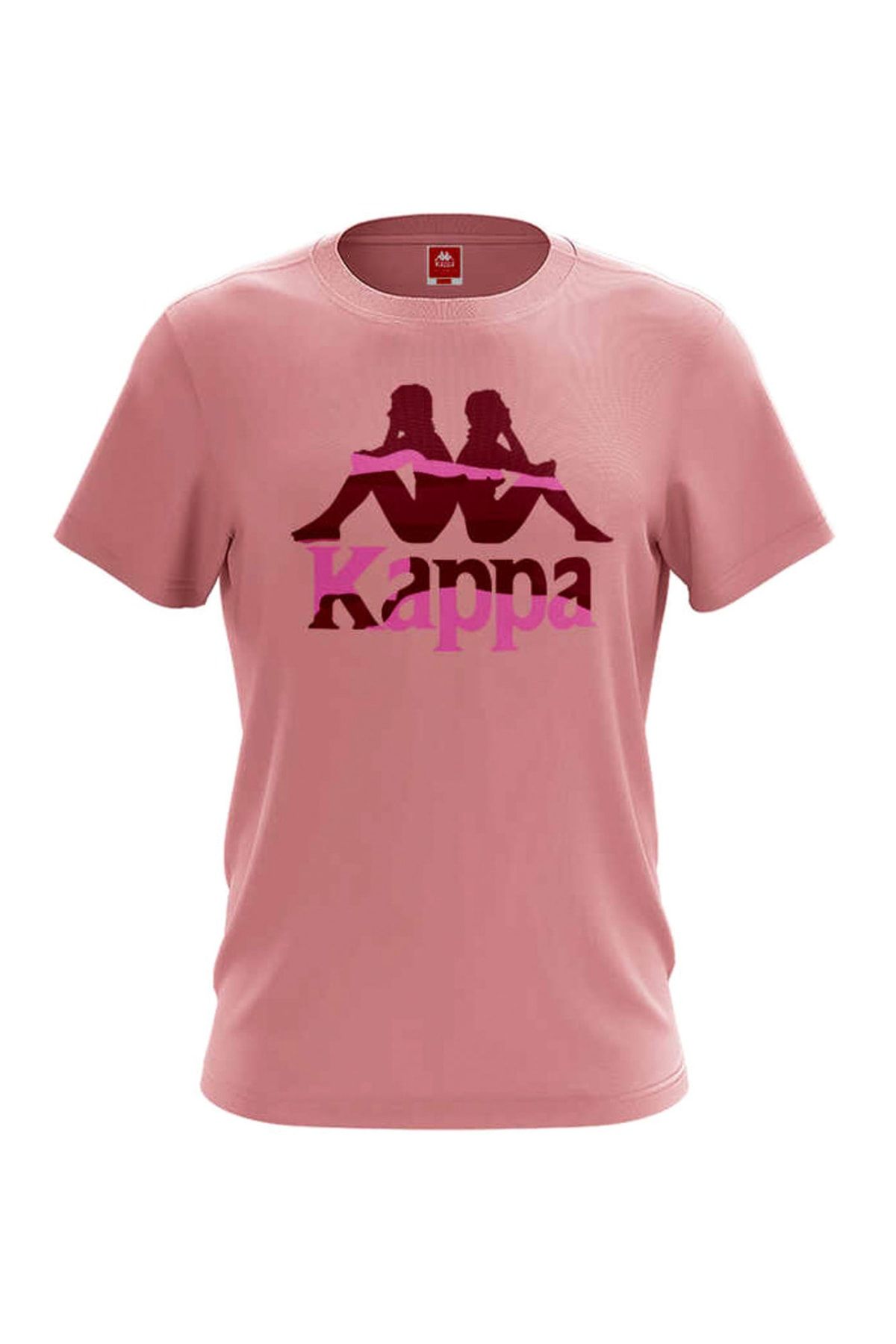 Kappa Kadın Baskılı T-Shirt ZIKSI GÜL KURUSU