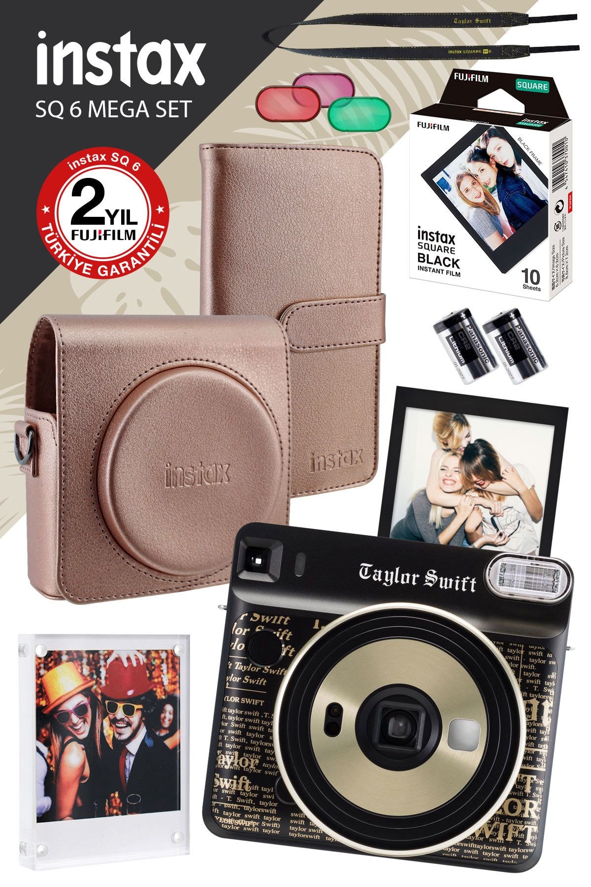 Fujifilm Instax SQ 6 Taylor Swift Fotoğraf Makinesi ve Hediye Seti