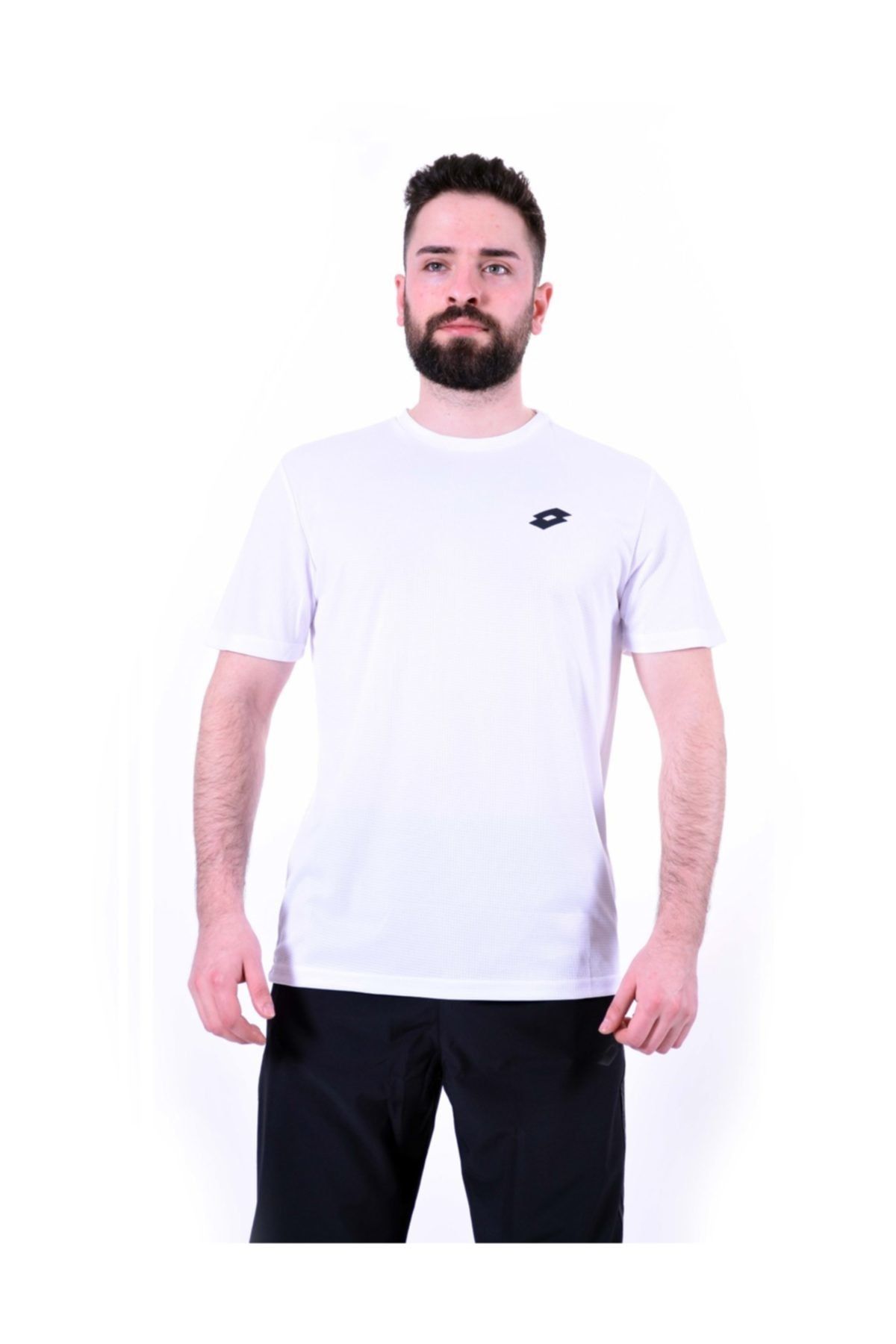 Lotto T-shirt Erkek Kısa Kollu Beyaz-zhero Tee-r9597
