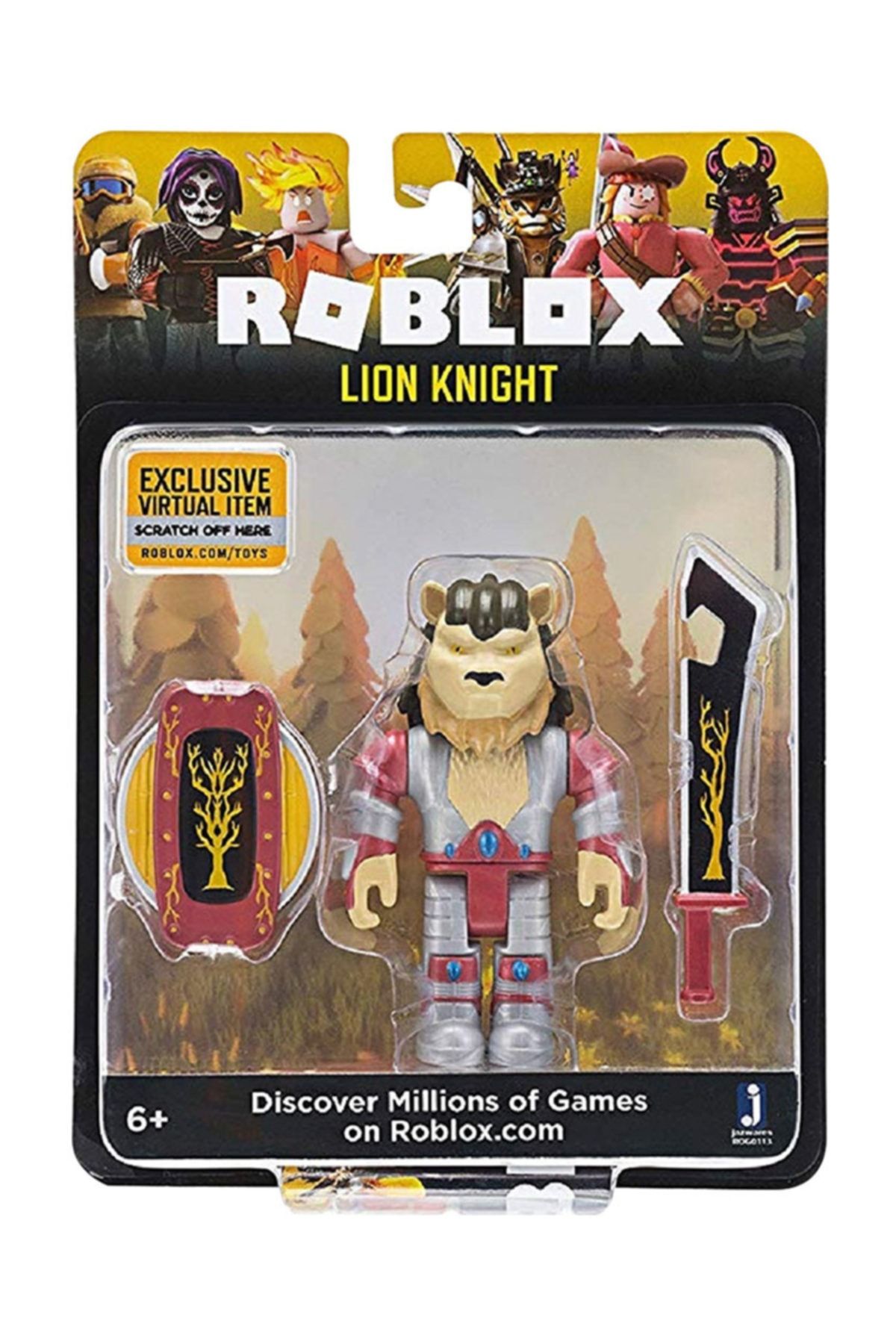 GIOCHI PREZIOSI Roblox Yıldız Serisi Figür Lion Knight Lisanslı Roblox Lıon Knıght