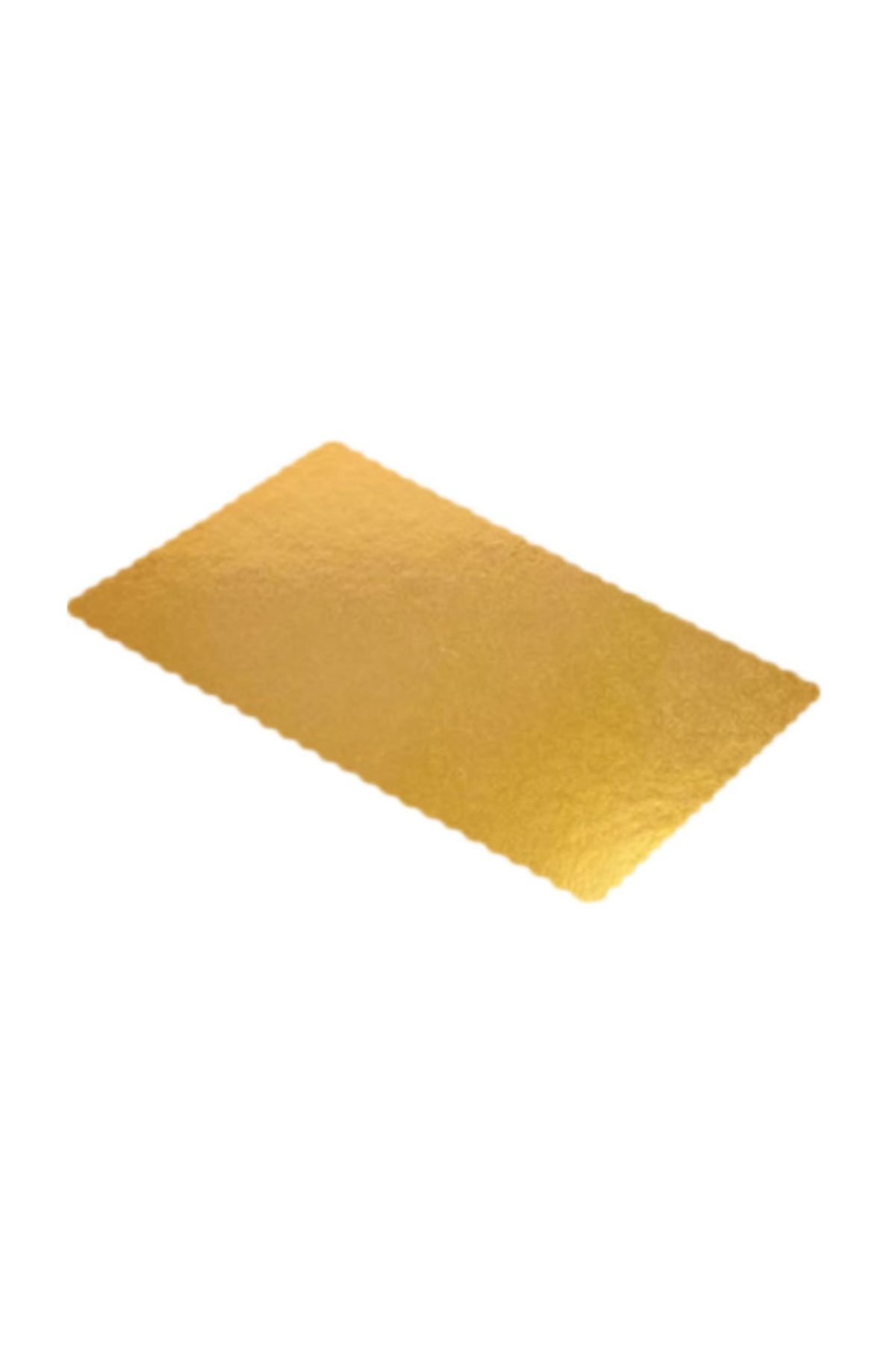 TT Tahtakale Toptancıları Karton Pasta Altlığı  30 x 40 cm (3 Adet)  Gold