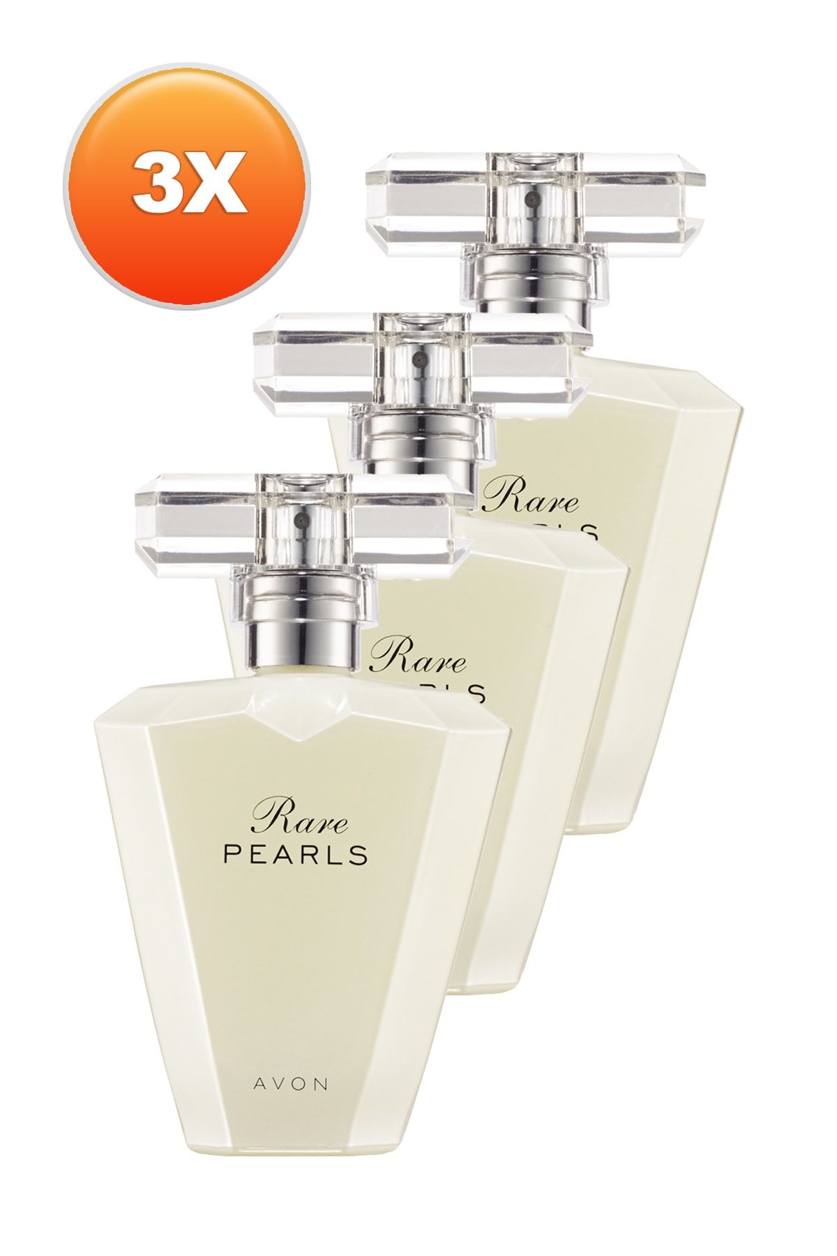 Avon Rare Pearls Kadın Parfüm Edp 50 Ml. Üçlü Set