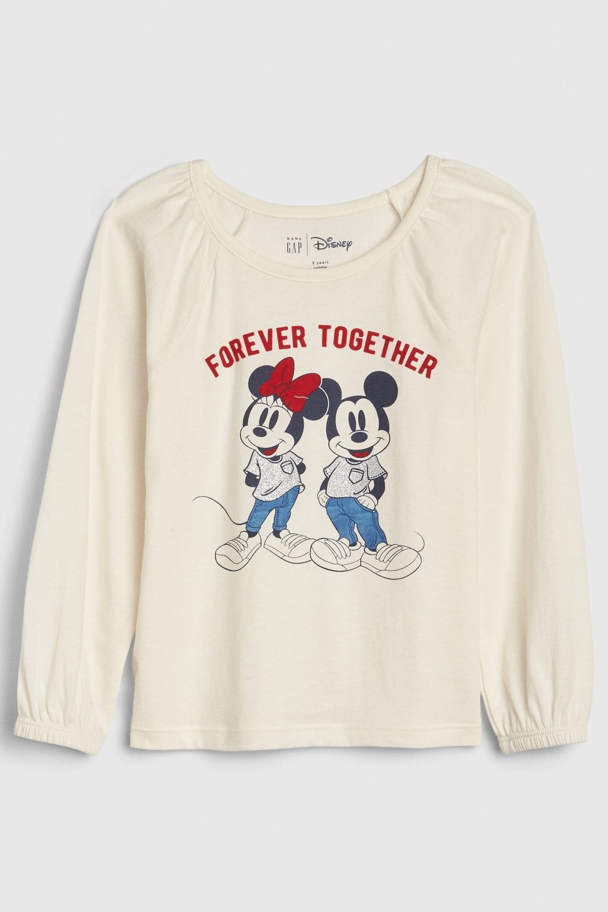 GAP Kız Bebek Disney Mickey Mouse and Minnie T-Shirt