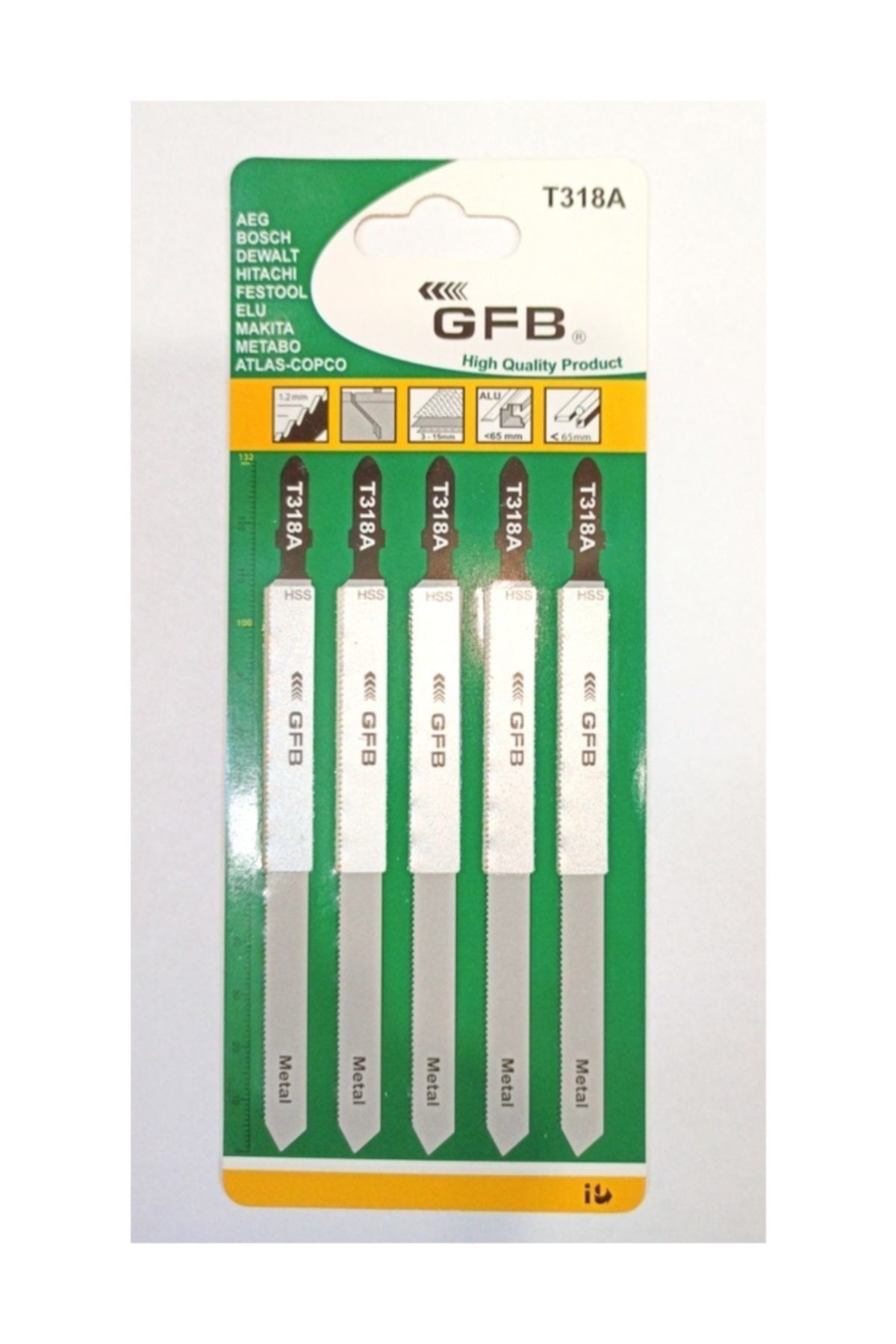 GFB Metal Uzun 5 Li Dekupaj Testeresi