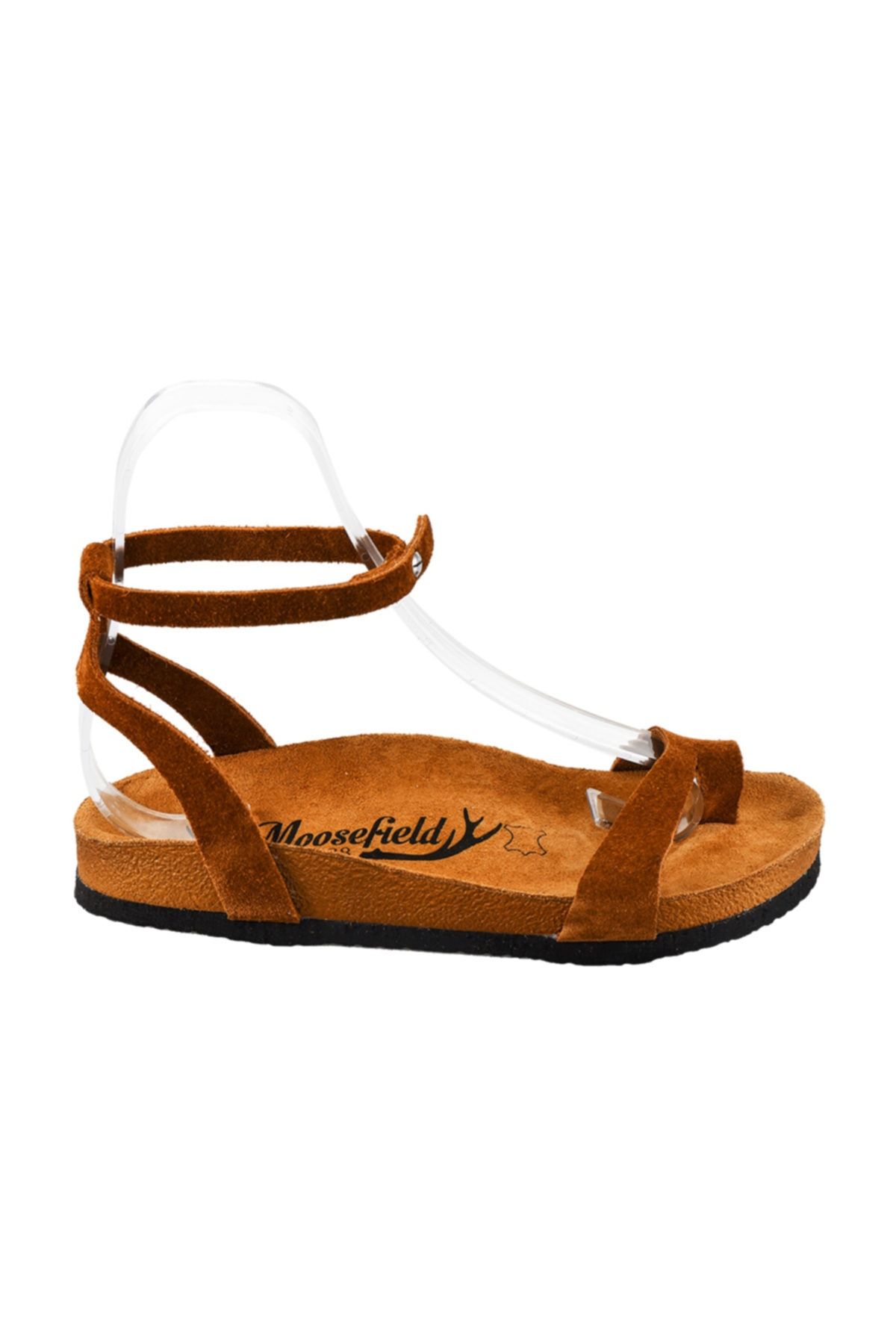 Moosefield Kadın Kahverengi  Hakiki Deri Sandalet