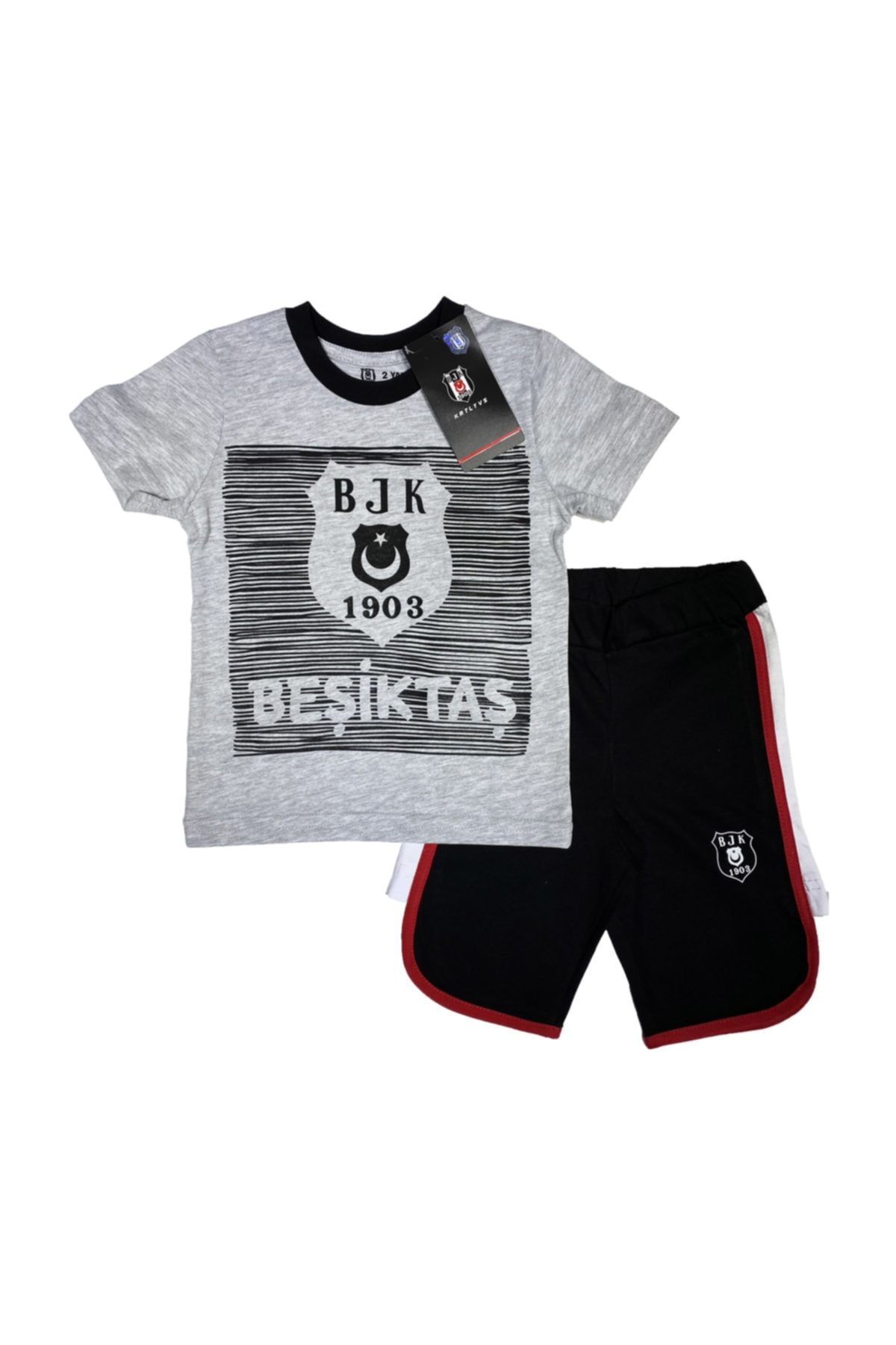 Beşiktaş Beşiktaş T-shirt Takım (8-14 Yaş) Lisanslı  -bjk2547