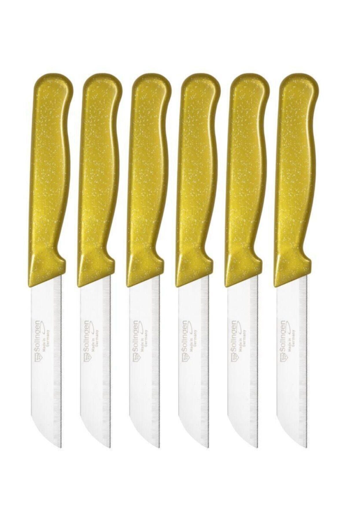 Solingen Gold Simli Meyve Bıçağı 6'lı Takım