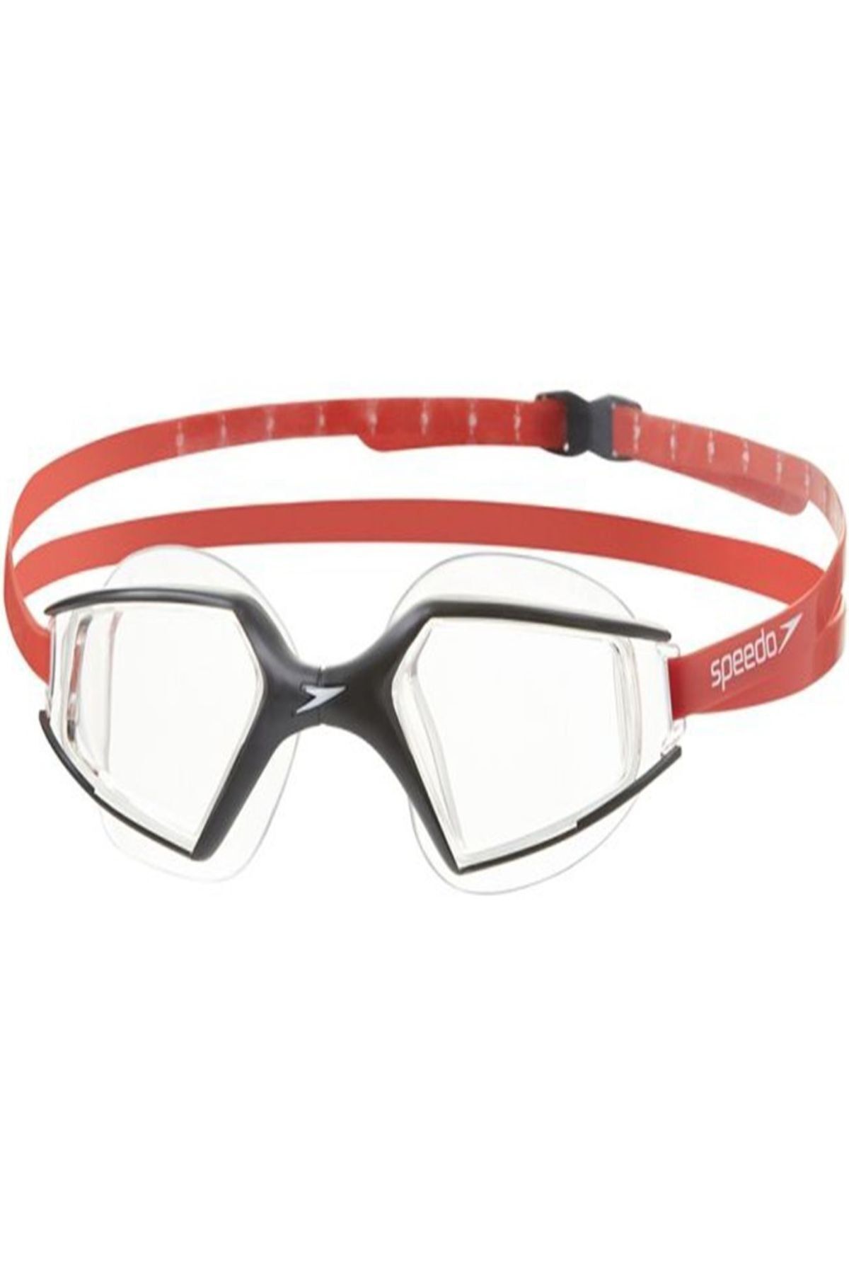 SPEEDO Aquapulse Kadın Yüzücü Gözlüğü - Siyah/Kırmızı