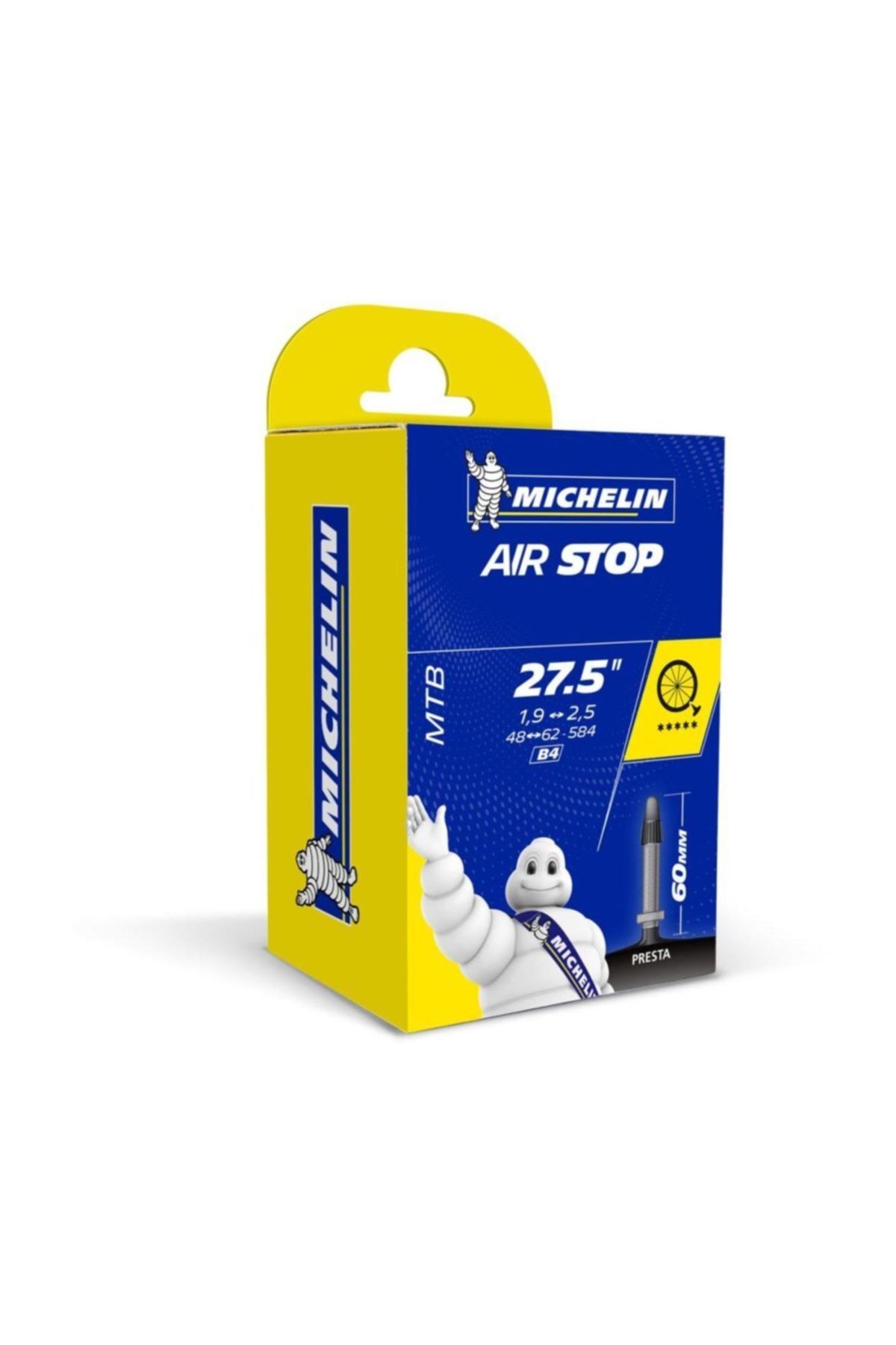 Michelin Airstop Iç Lastik 27.5x1.90-2.60 (b4) Ince Sibop 60mm