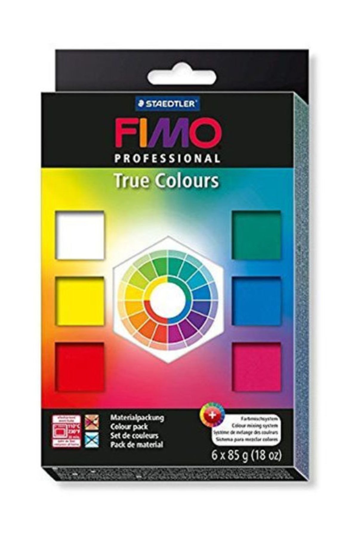 Fımo Staedtler Fimo Professional Polimer Kil Seti True Colours  6 Renk X 85 Gr.