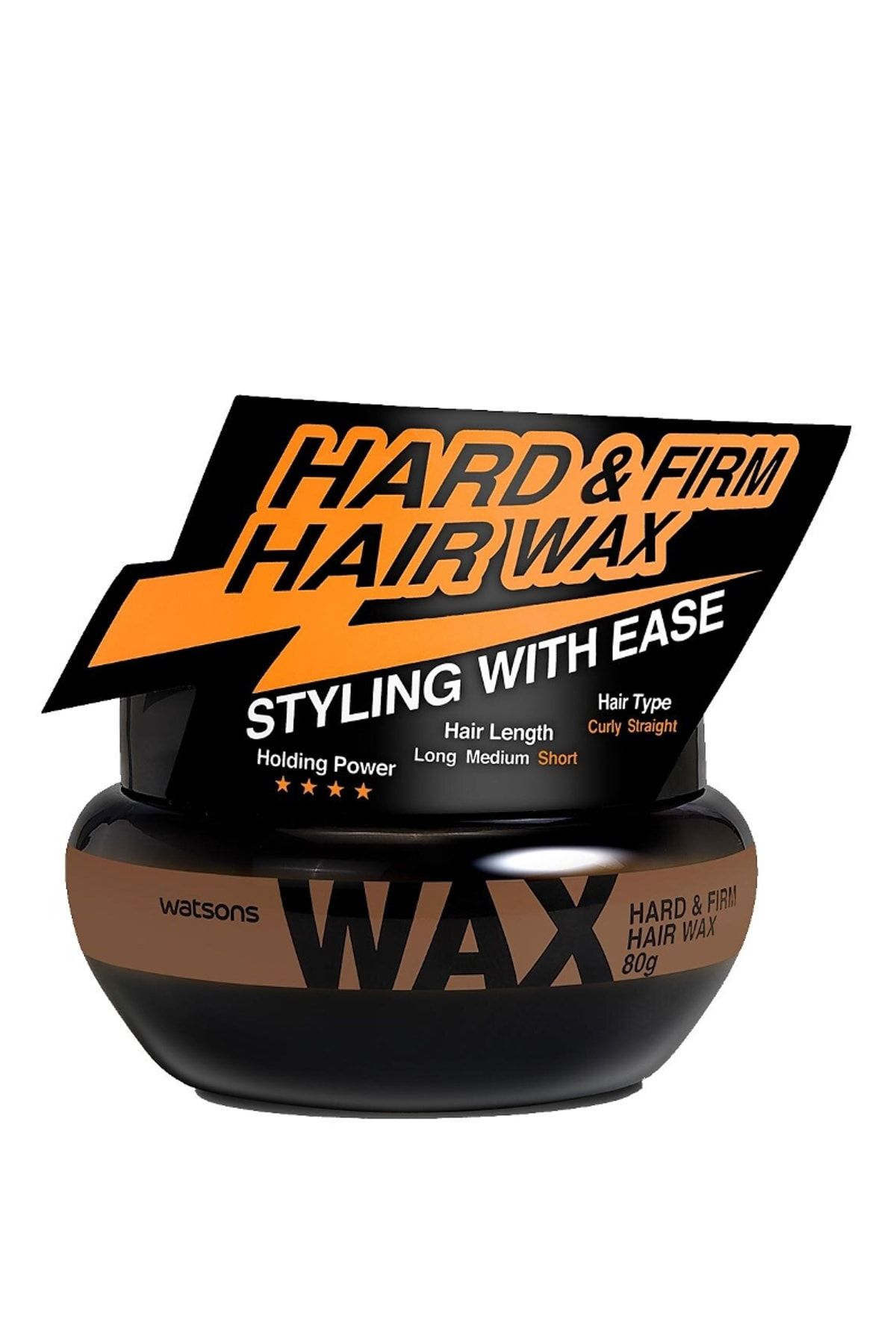 Watsons Hard & Firm Hair Wax 80g Eng 9580255576365