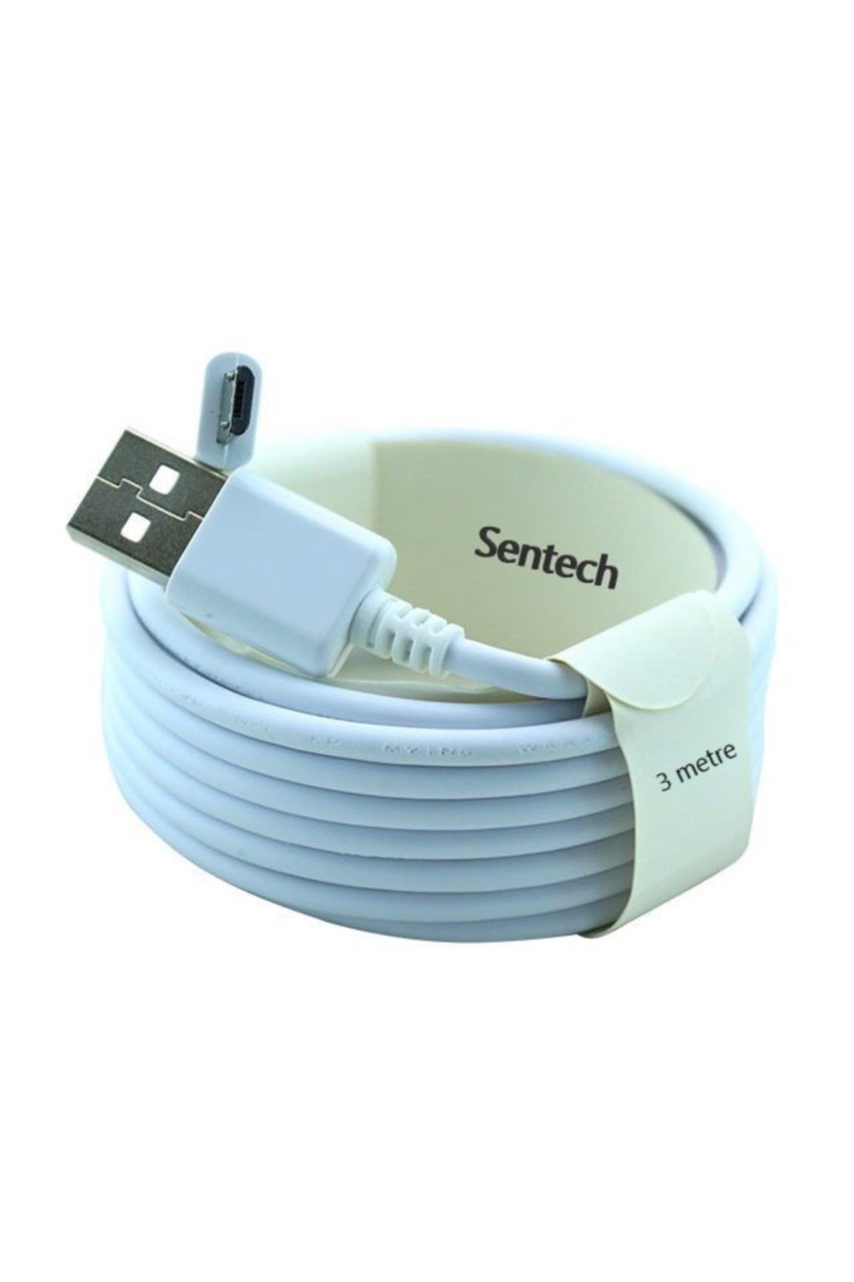 Sentech Casper Vıa A3 Uyumlu  3 Metre Micro Usb Şarj  +  Data Kablosu