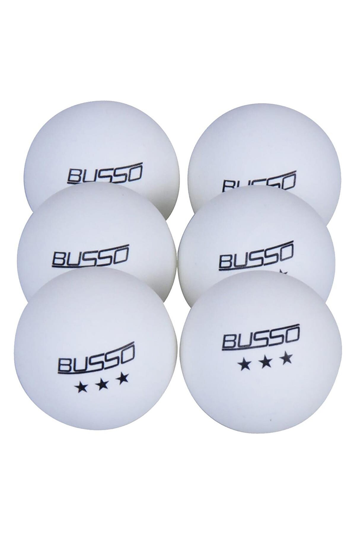 Busso Bs BS23021 Pinpon Topu 6'Lı (Beyaz)