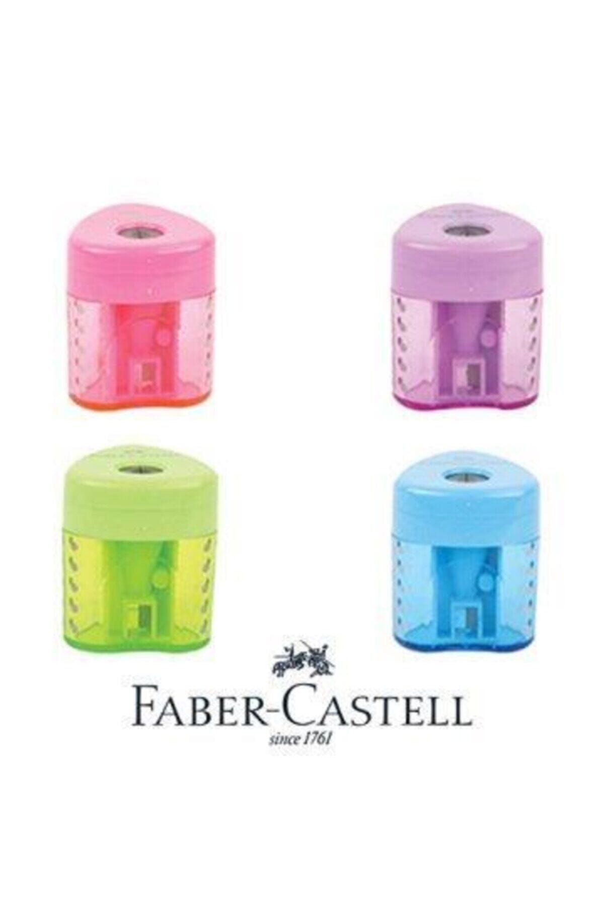 Faber Castell Grip Auto Canlı Renkler Kalemtraş 4 Adet