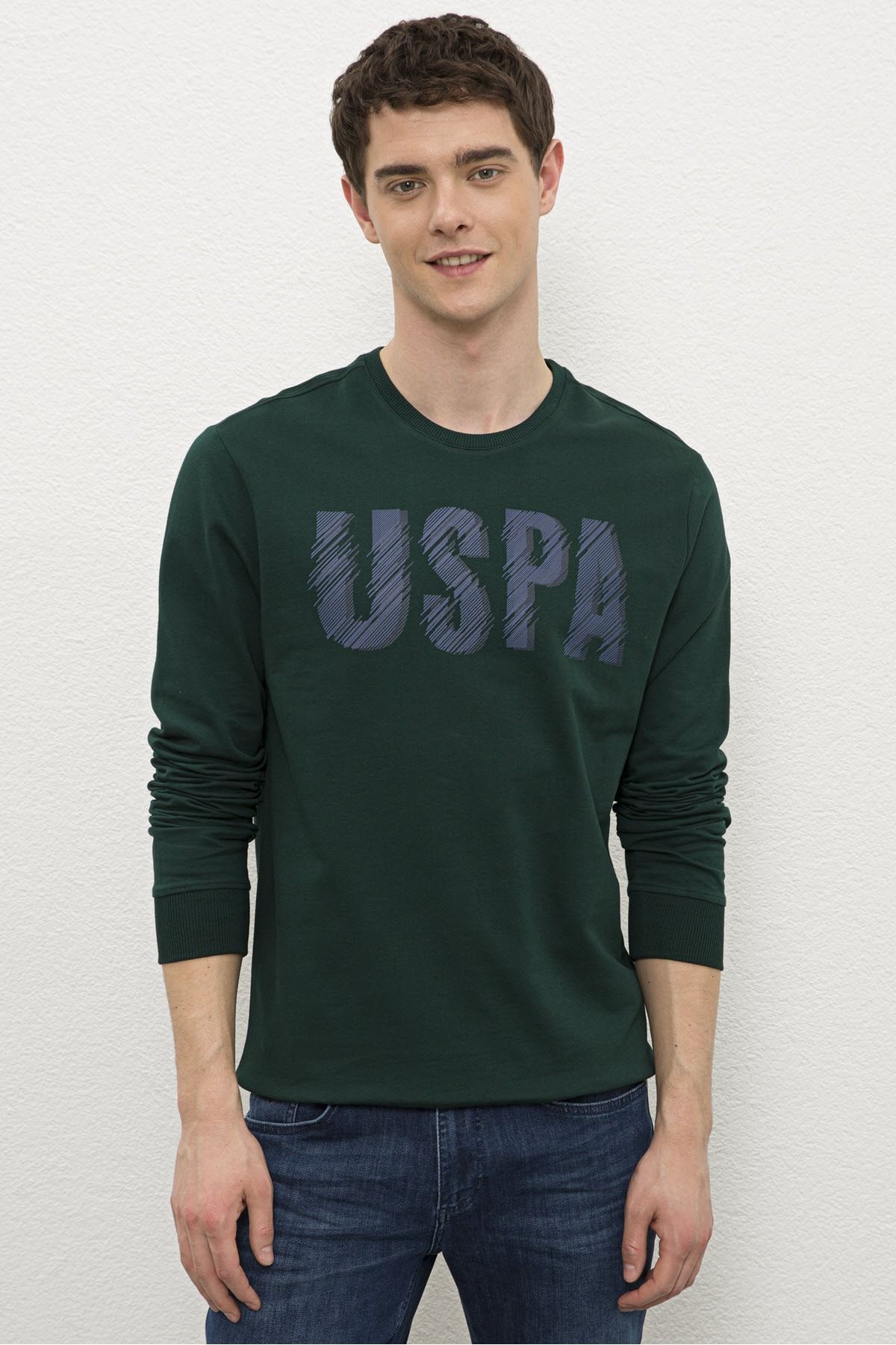 U.S. Polo Assn. Yesıl Erkek Sweatshirt G081Sz082.000.1219202