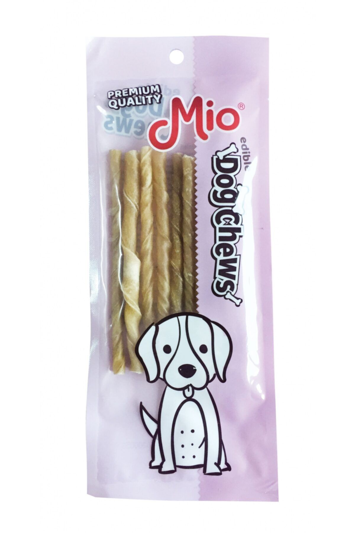 Mio Natural Burgu Çubuk Köpek Ödül Maması 12 Cm - 5 Gr - 10 Adet