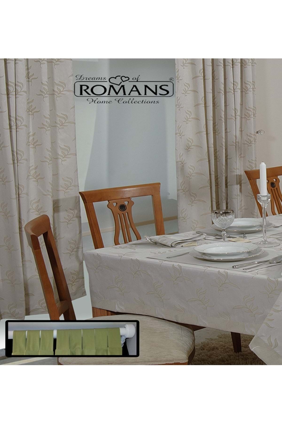 Romans Mutfak Perdesi Ekin 150x250 (leke Tutmaz)