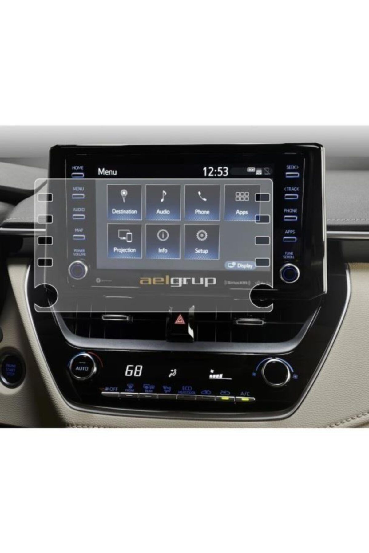 OLED GARAJ Toyota Corolla İçin Uyumlu Navigasyon Ekran Koruyucu Film
