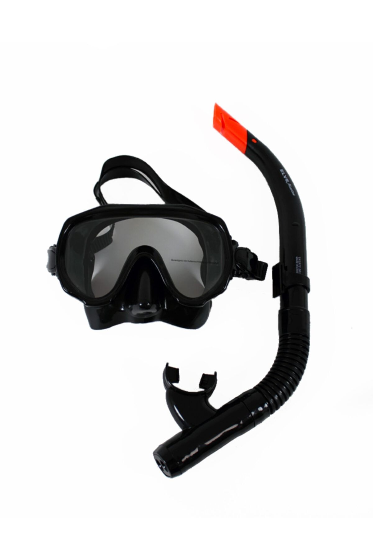 ELVE Marine Tempered Glass Mask-snorkel Set