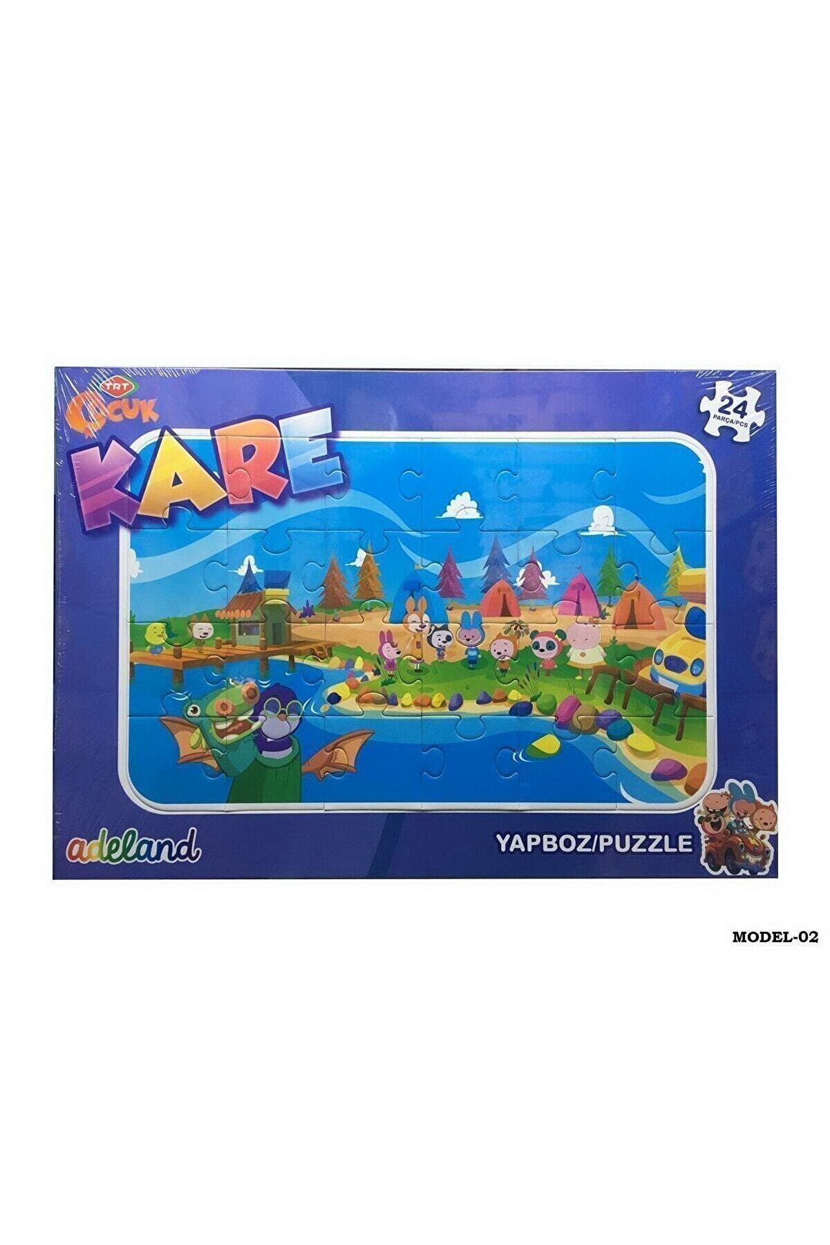 Adel Oyuncak Trt Çocuk Kare 24 Parça Frame Puzzle 24x34 Cm (F2013000104)