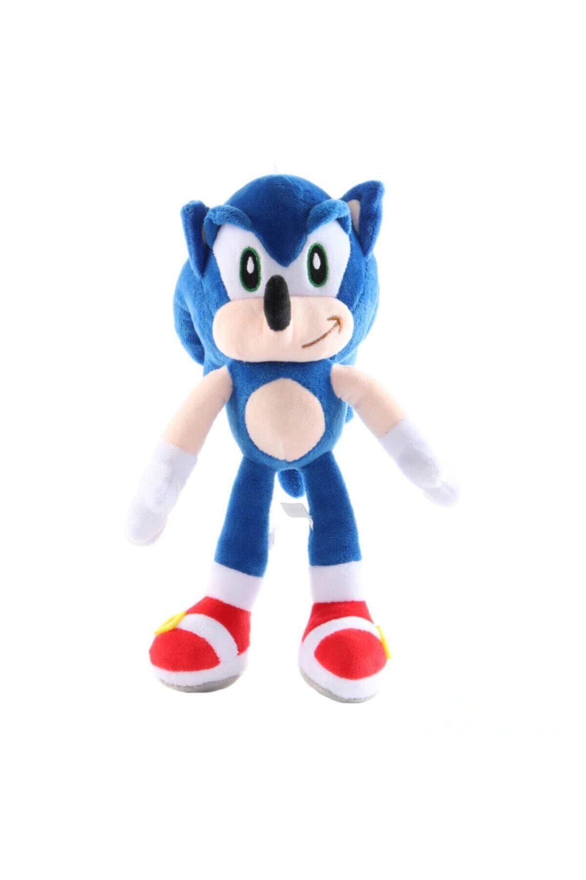 e-life Mavi Sonic Boom Arkadaşları Büyük Boy Kirpi Sonic Figür Peluş Oyuncak Es66088
