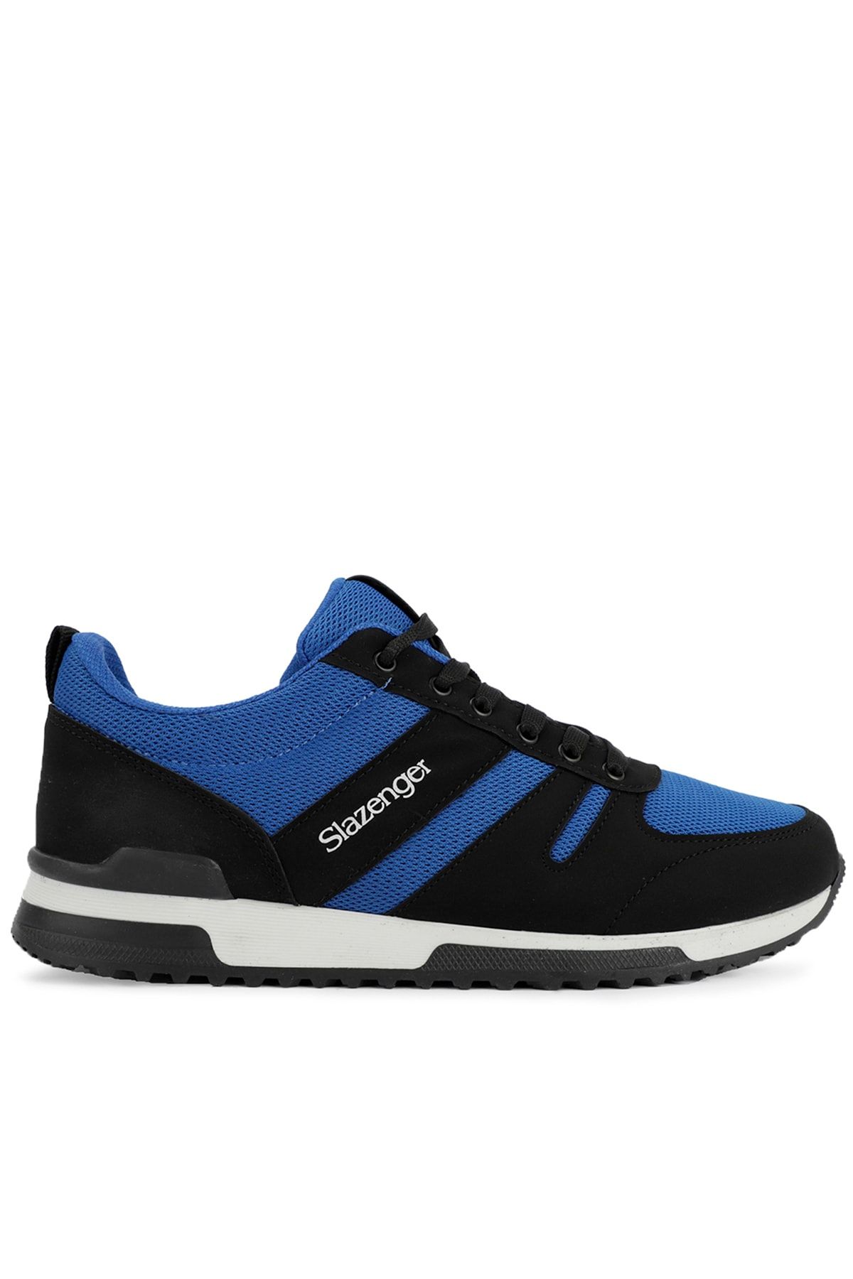 Slazenger Edwın Sneaker Erkek Ayakkabı Siyah / Saks Mavi Sa11le079