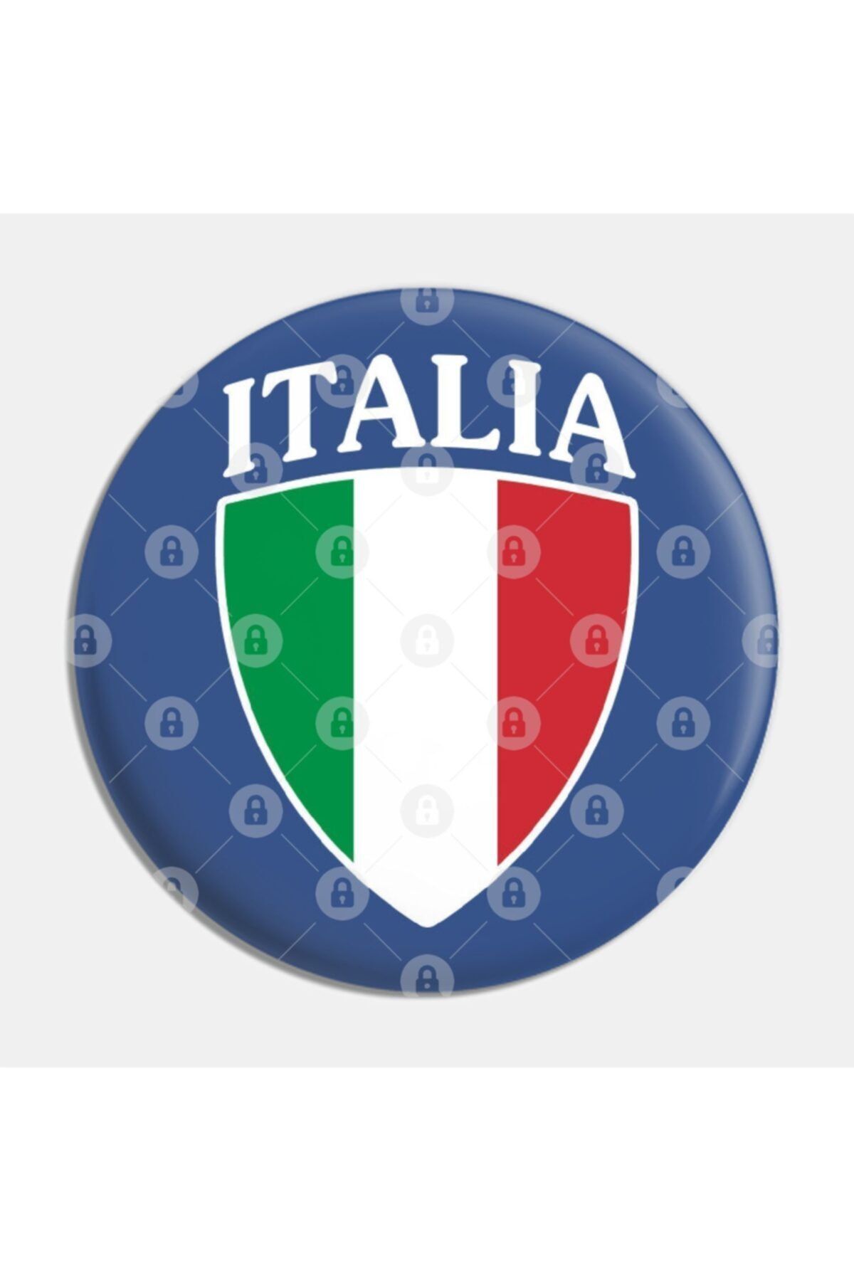 Fizello Italia Flag Italian Italy Italiano Rozet