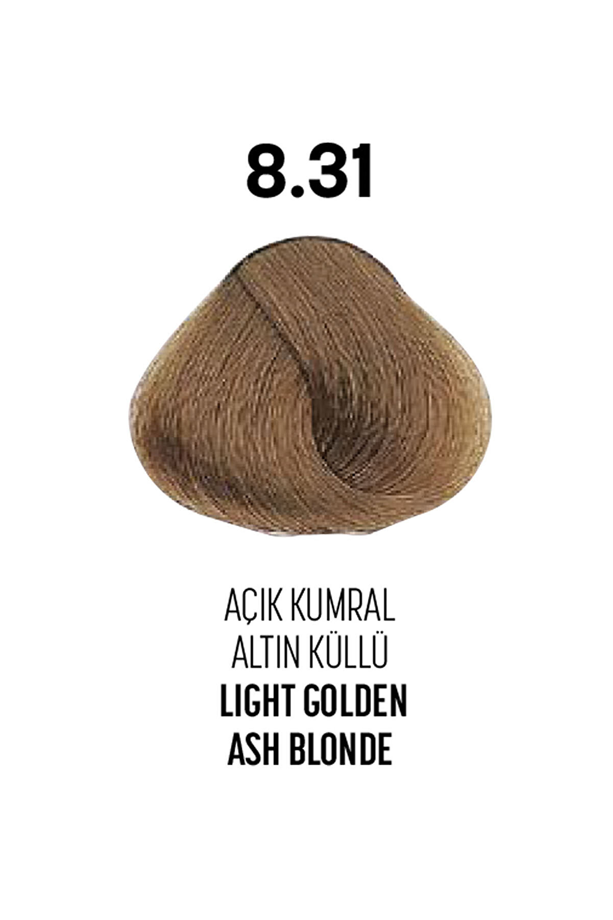 bioplex professional istanbul 8.31 / Açık Kumral Altın Küllü - Light Golden Ash Blonde - Glamlook Saç Boyası