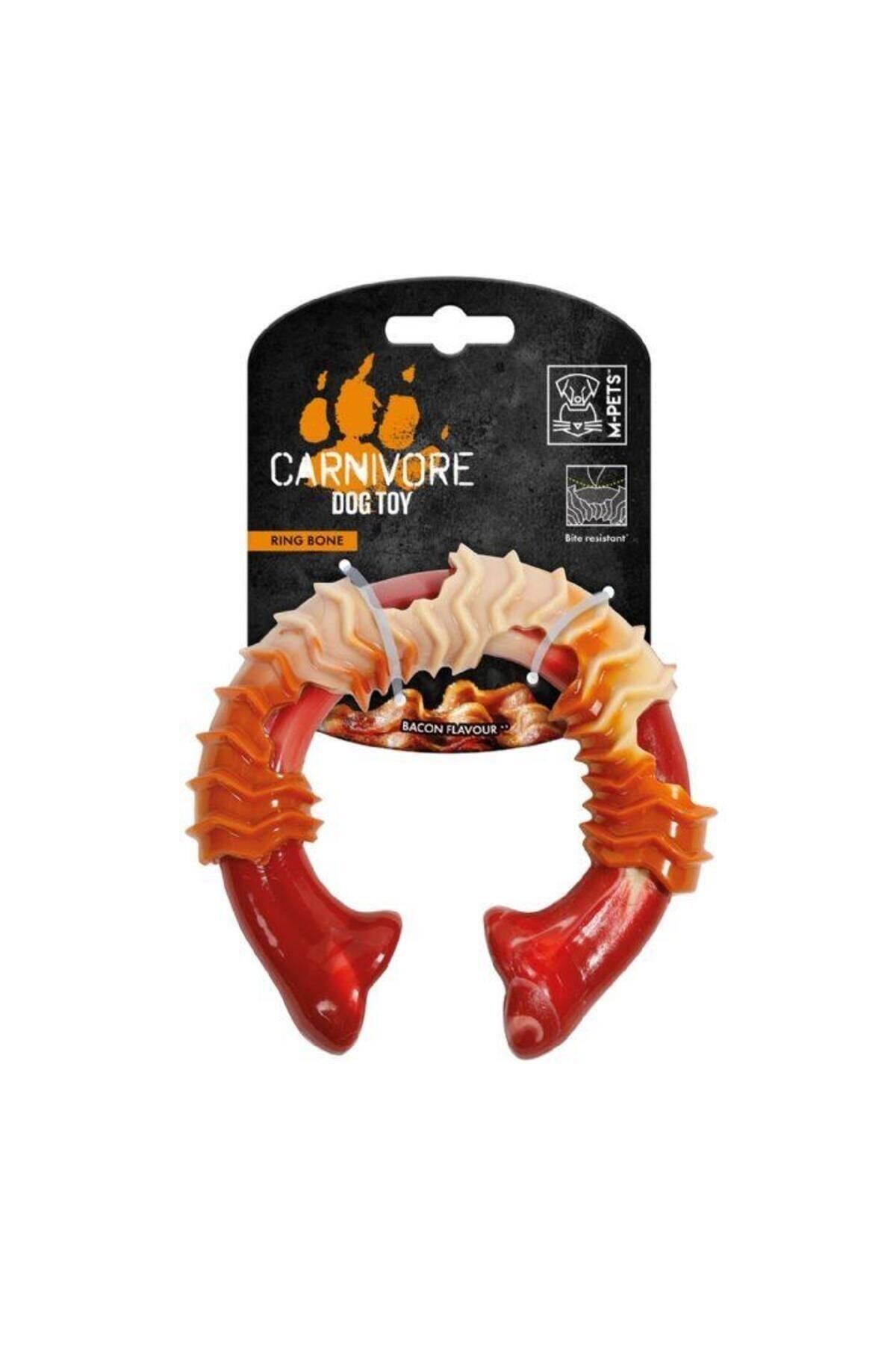 M-PETS Carnivore Dog Toy Ring Bone Pastırma