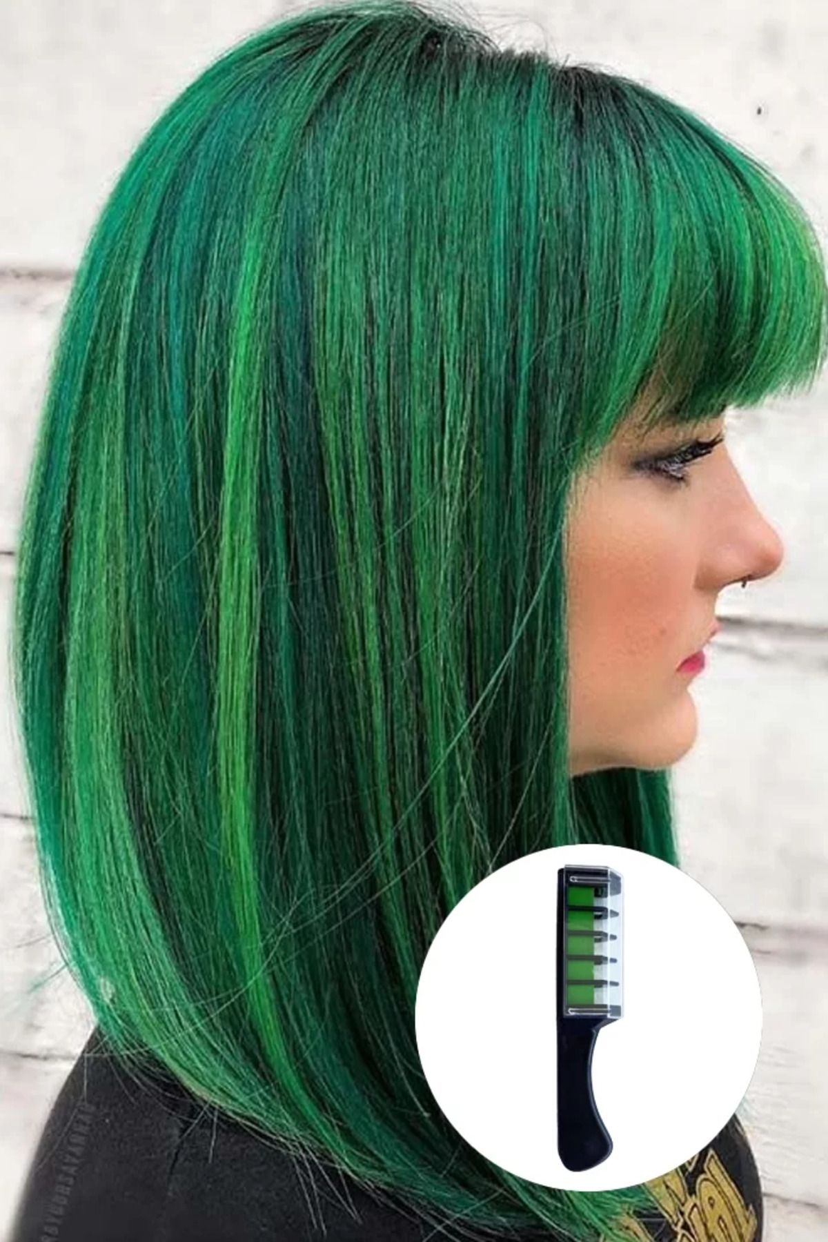 PRVT Yeşil Renk Taraklı Saç Tebeşiri