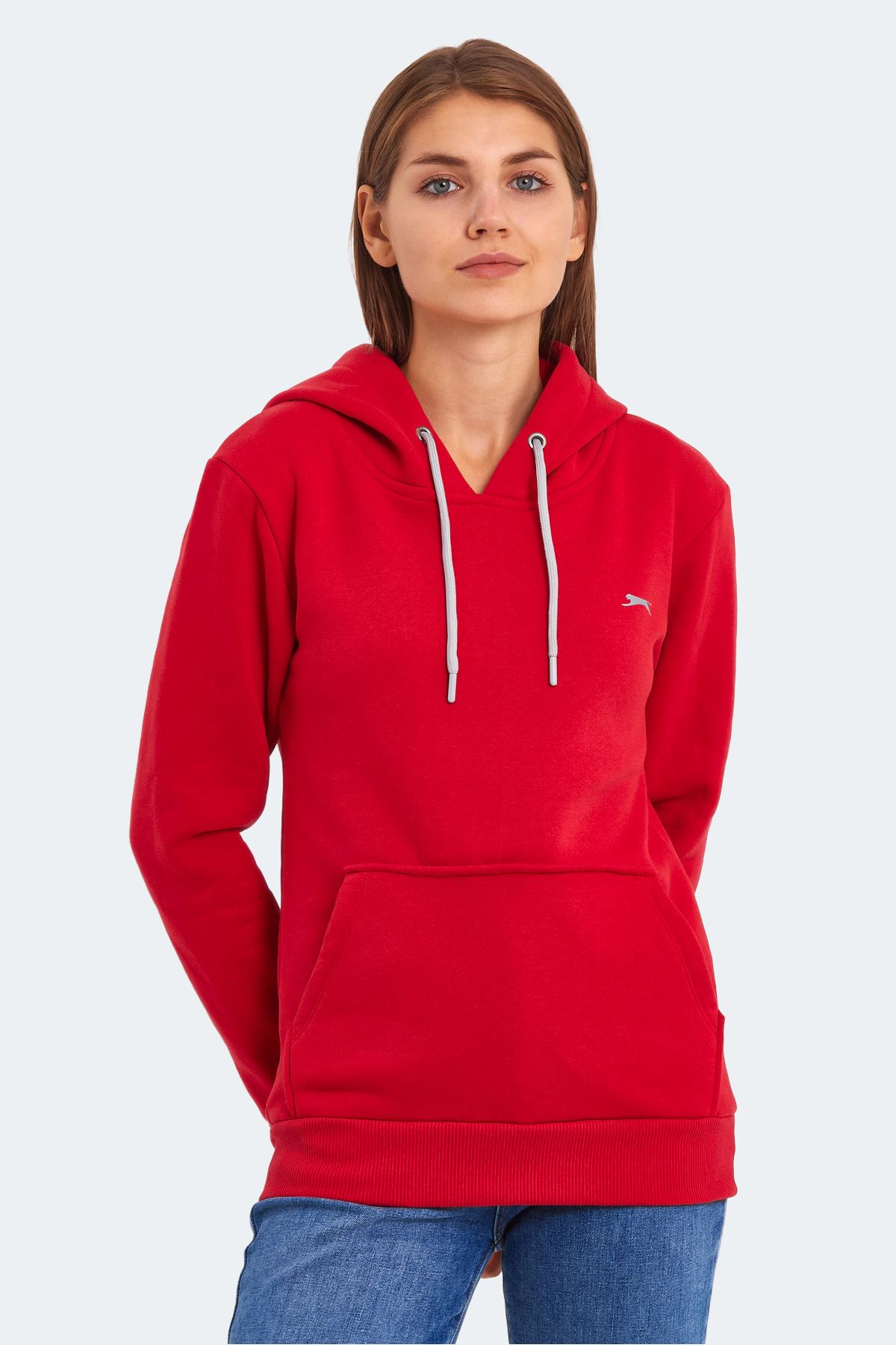Slazenger KESHIAN Kadın Sweatshirt Kırmızı