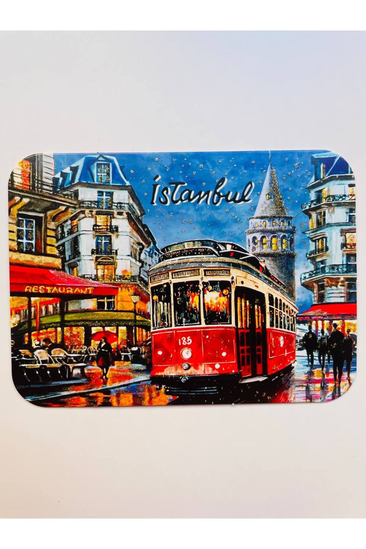 GALATA GIFT İstanbul Simli, Kartpostal, Postcard, 16*11cm