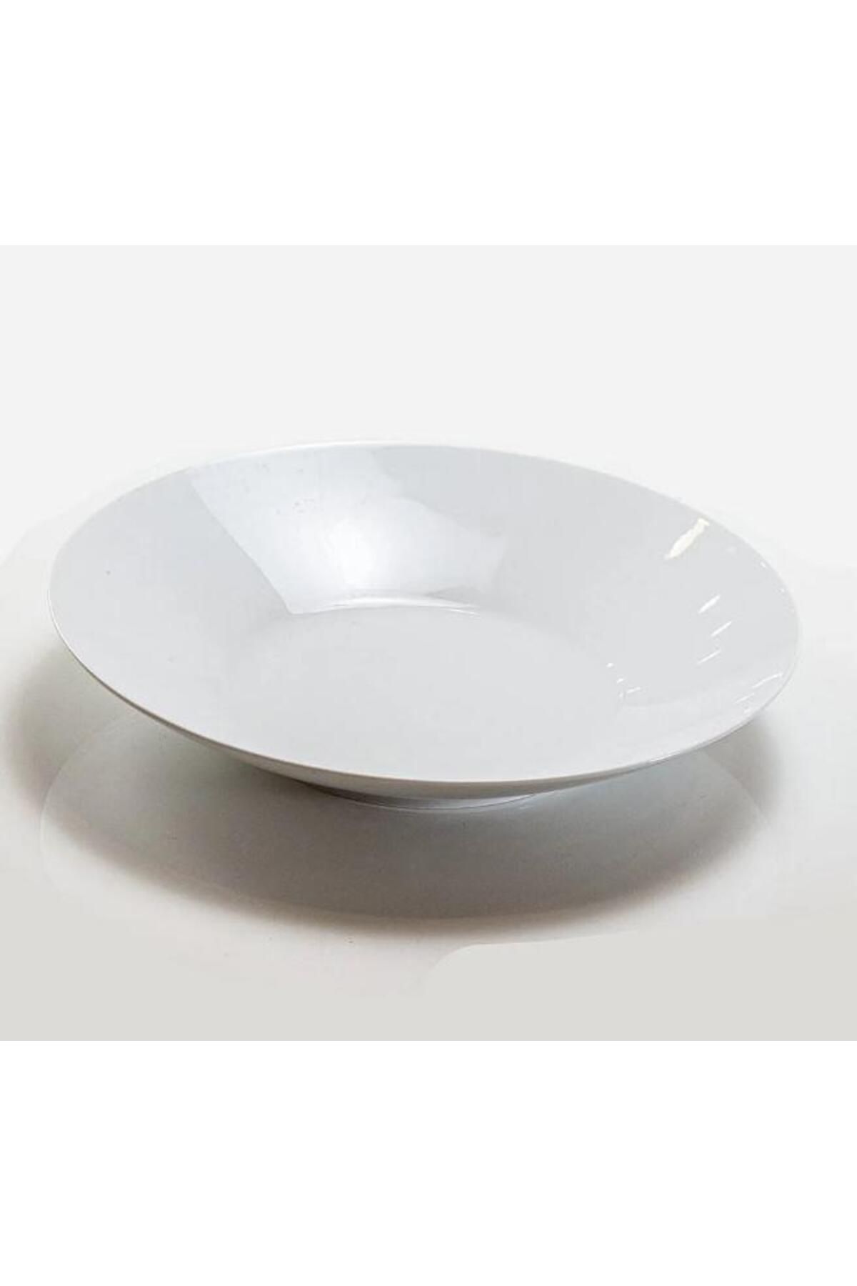 Güral Porselen 34 cm Çok Amaçlı Salata Komposto Kasesi, Beyaz