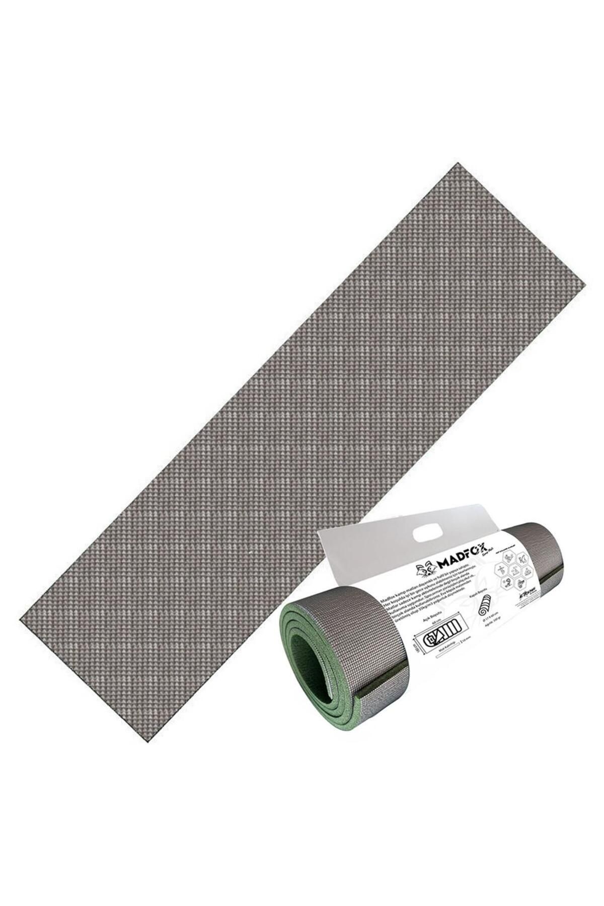 MADFOX Thermic Prolight Insulated Kamp Matı [ Gri/Yeşil | 180*60cm-10mm | XPE-35 ]