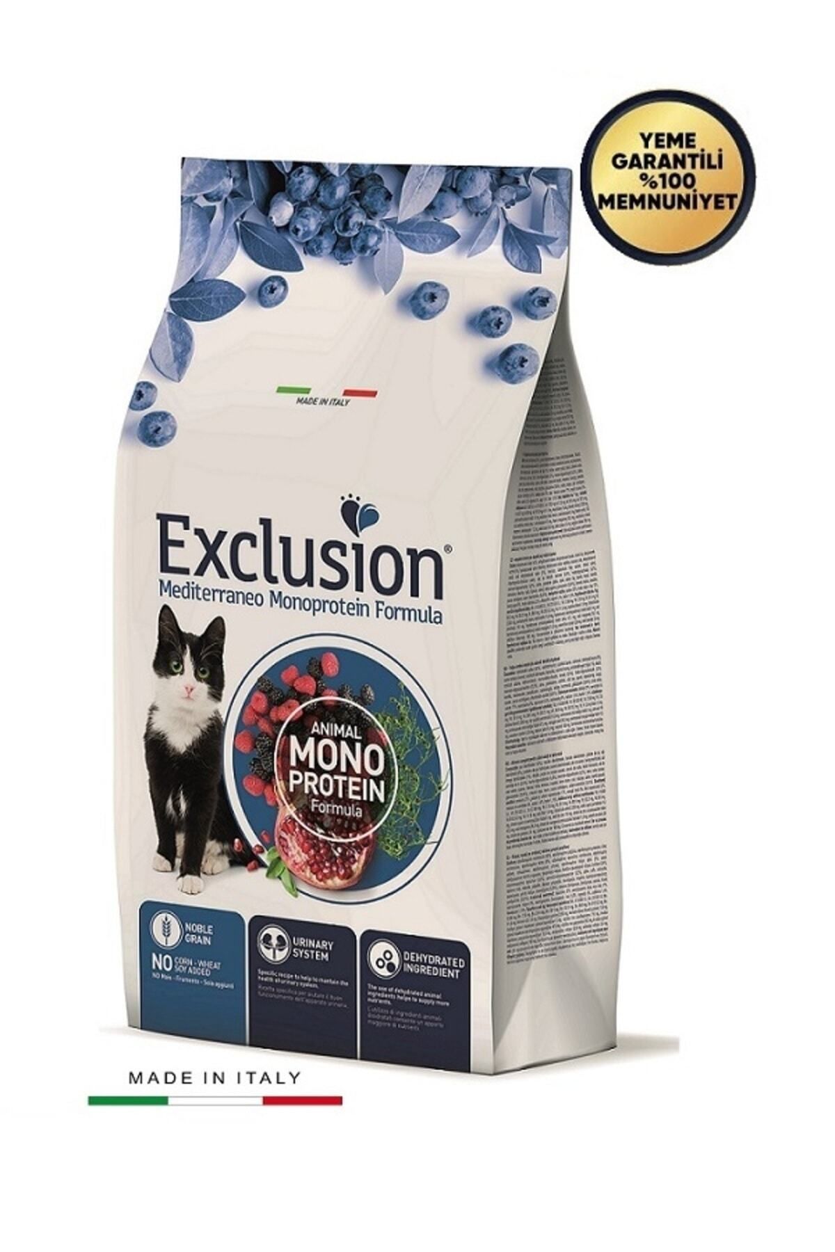 Exclusion Düşük Tahıllı Monoprotein Sığır Etli Ve Narlı Kısırlaştırılmış Kedi Maması 12 Kg