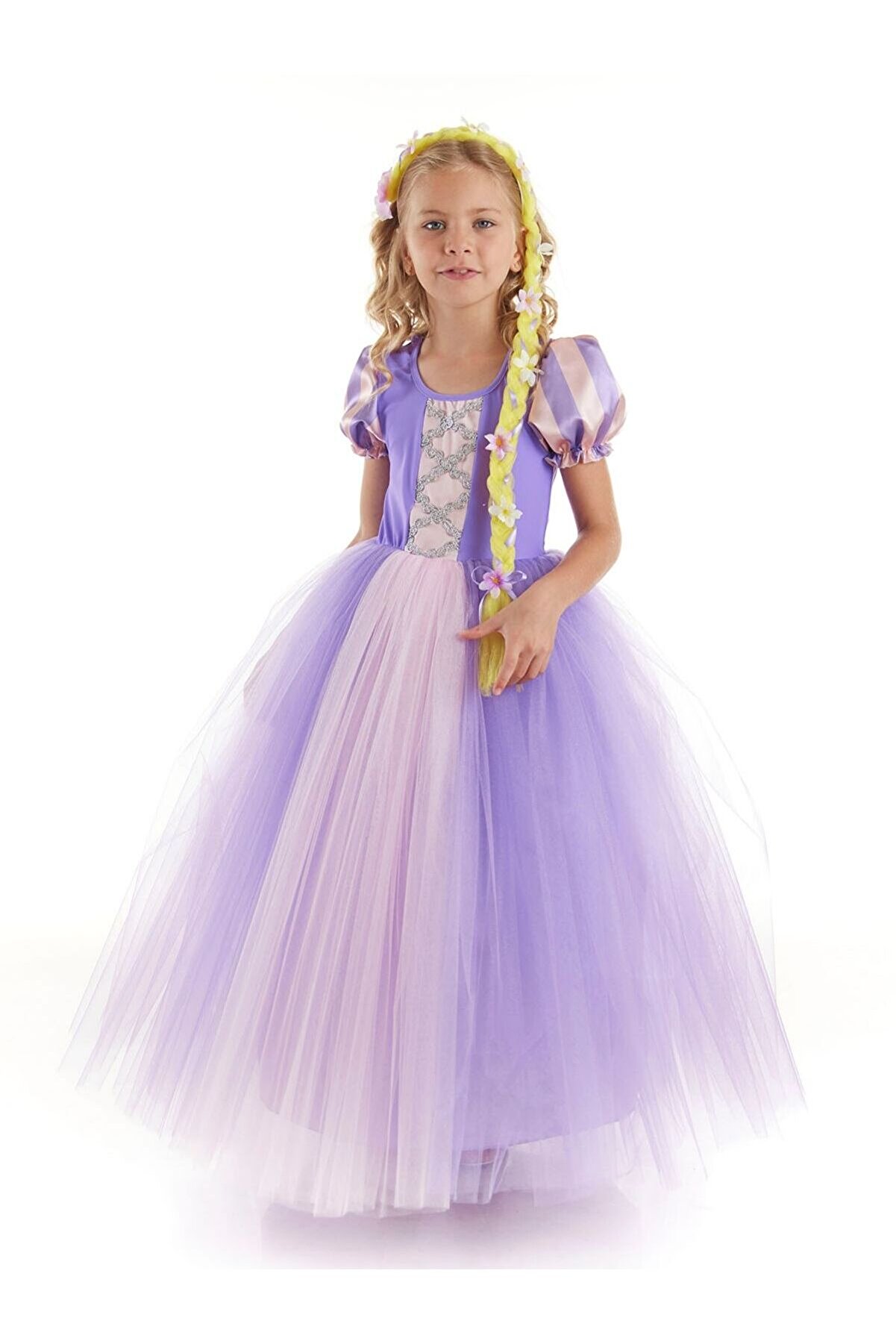 Tameris Kostüm Rapunzel Elbisesi - Kız Çocuk Parti Ve Doğum Günü Kostümleri