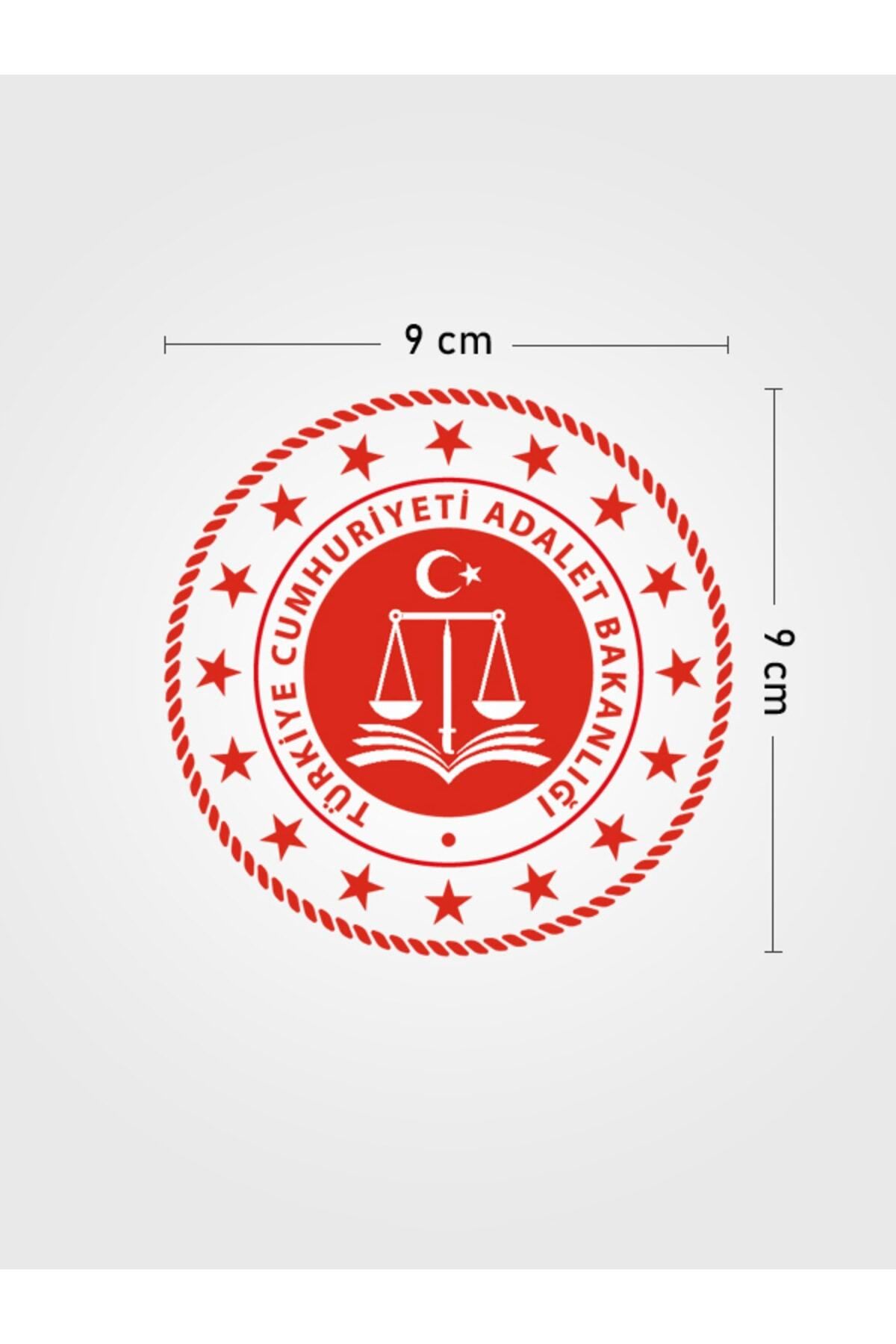 SevillaConcept Adalet Bakanlığı (ARKA FON BEYAZ) (TAKLİTLERDEN KAÇININ)araç Logo Sticker