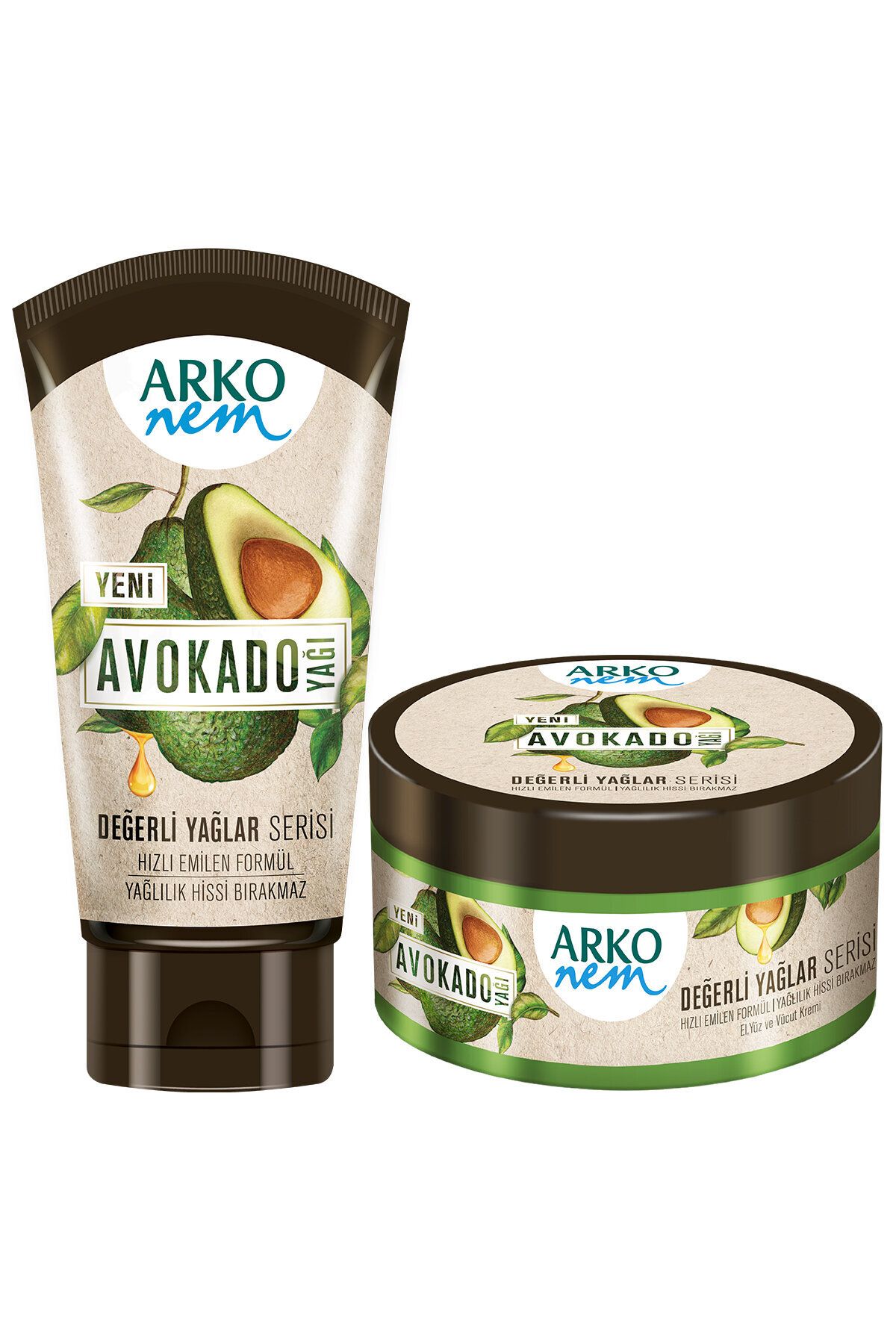 Arko Nem Değerli Yağlar Avokado Yağı Nemlendirici Krem 250+60ml