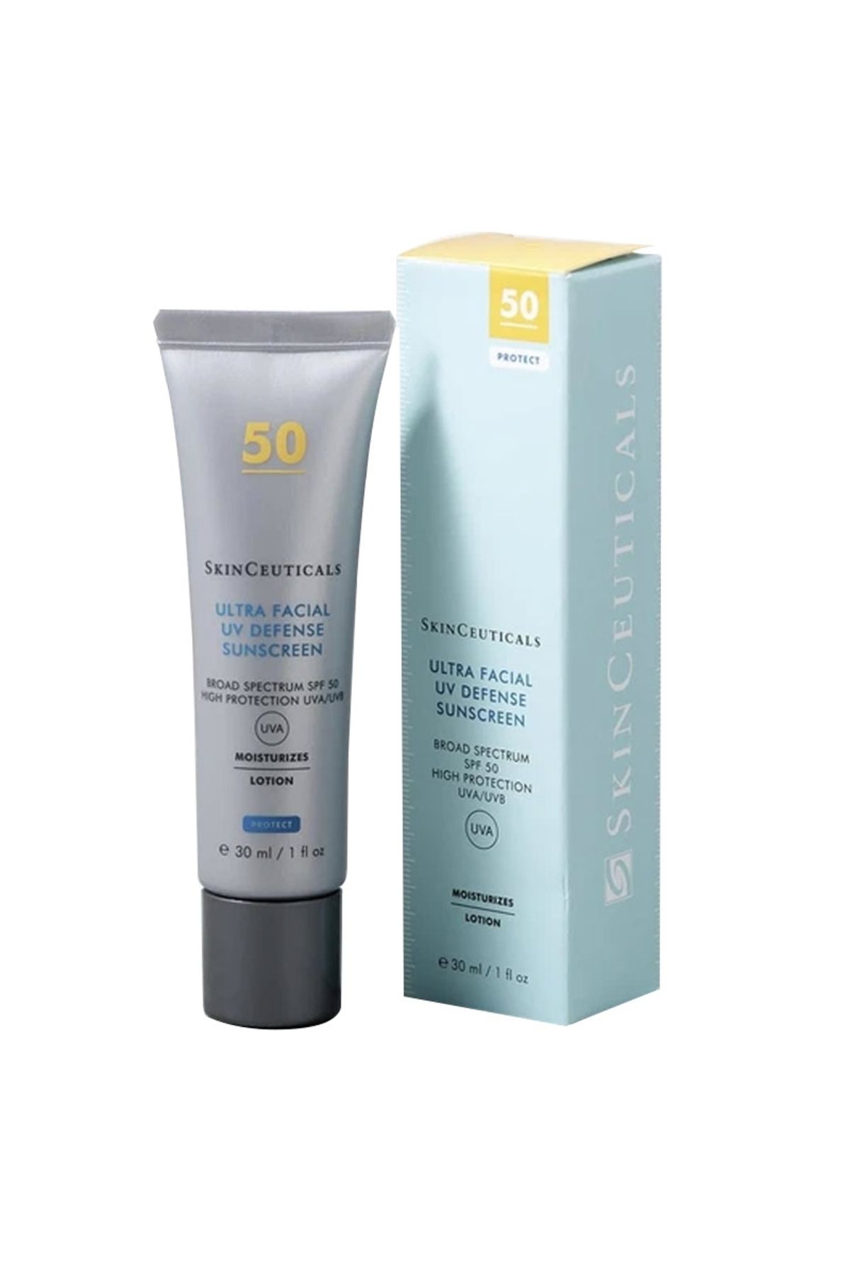 Skinceuticals Yüksek koruma seviyeli SPF50 UVA / UVB nemlendirici güneş kremi 30ml