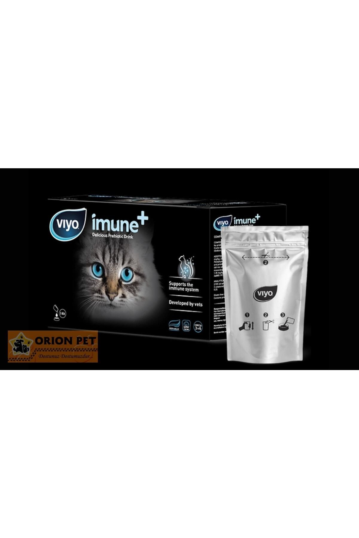 Viyo Imune+ Kedi Prebiotik Ek Besini- Lezzetli Prebiotik Sıvısı 10 Adet