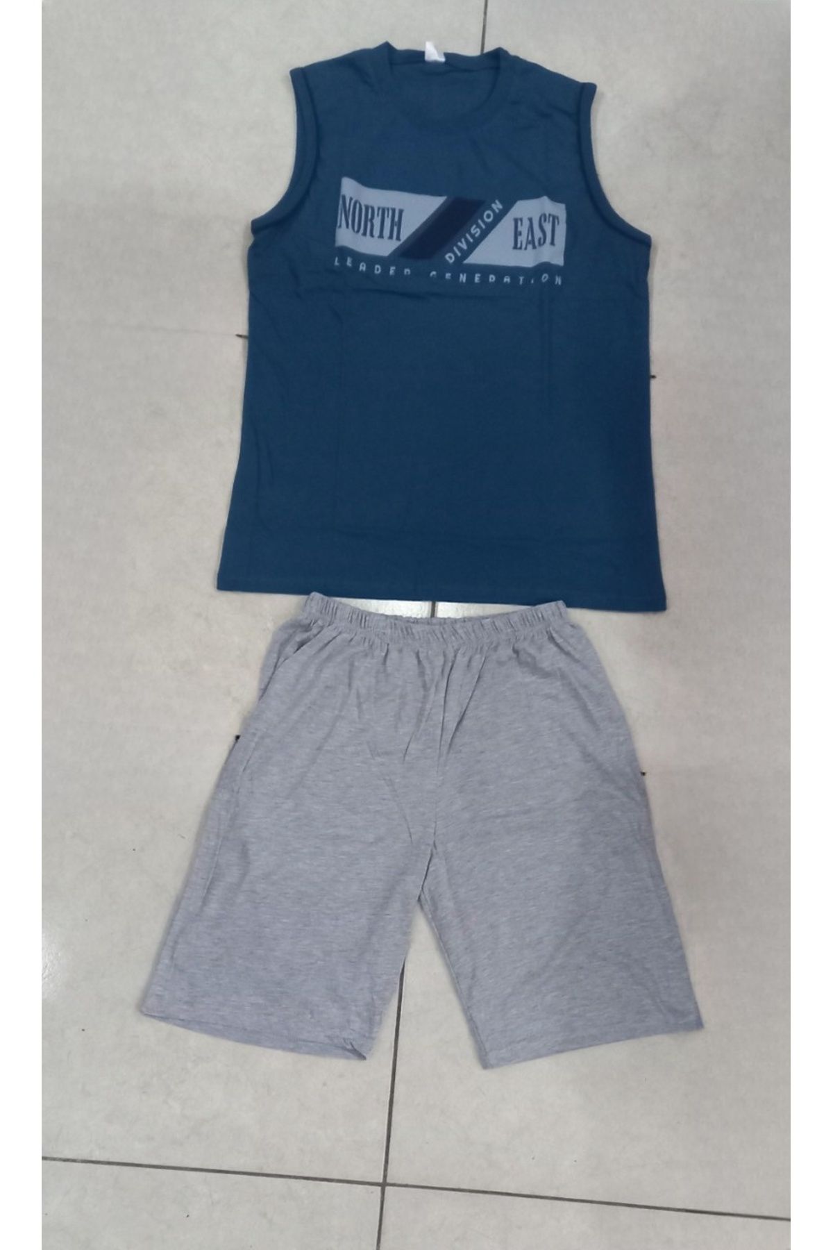 birsen içgiyim kolsuz şort pijama takımı