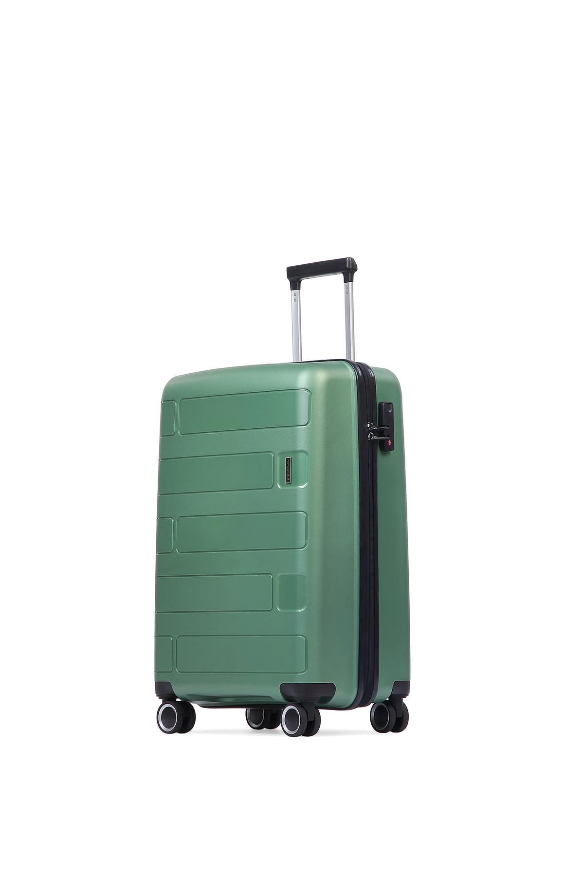 Cengiz Pakel Polipropilen Kabin Boy Valiz - 232cp102 - Yeşil