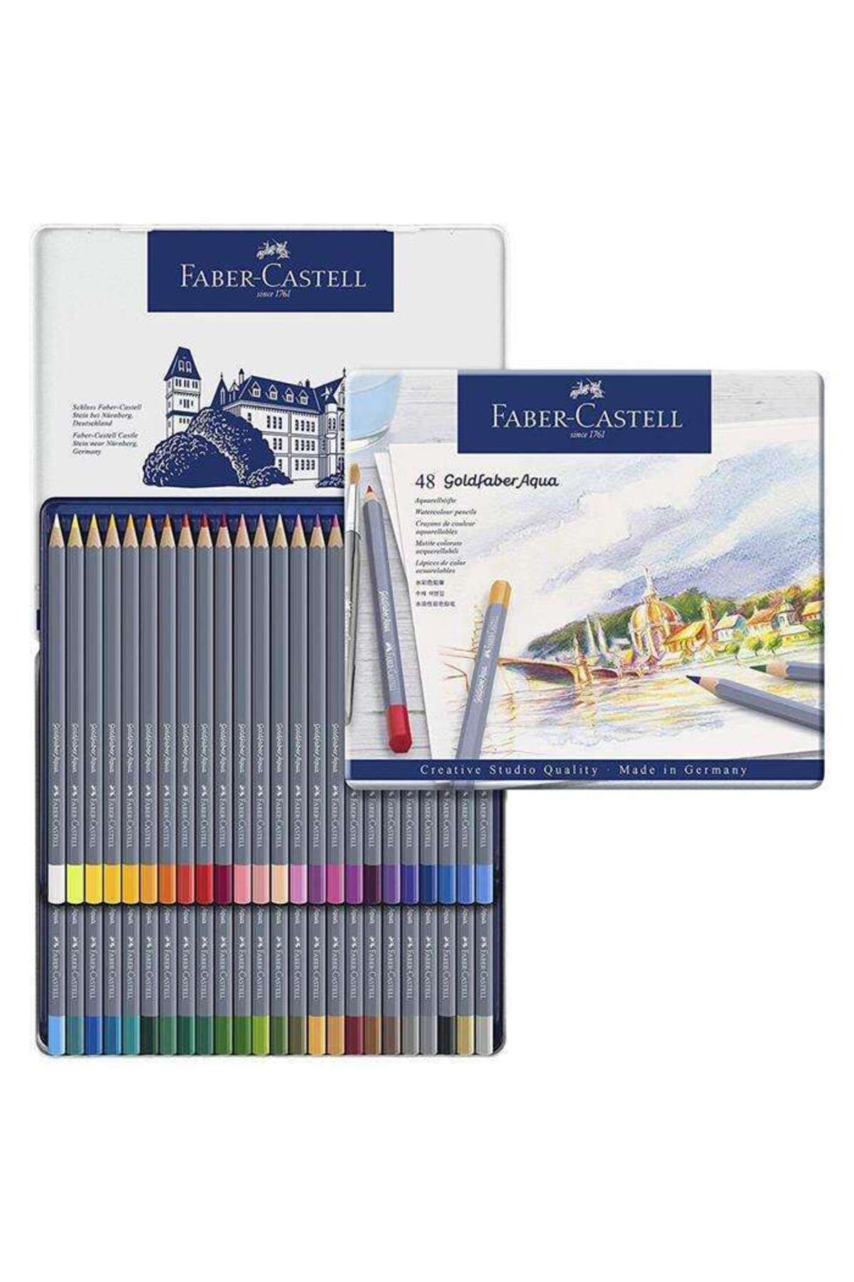 Faber Castell Goldfaber Aqua Sulandırılabilir Boya Kalemi 48 Renk