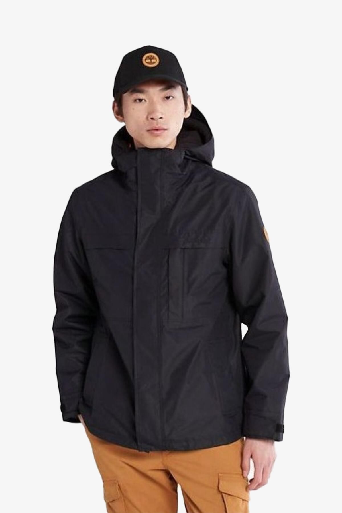 Timberland Water Resistant 3İn1 Jacket Erkek Siyah Mont TB0A5XT10011