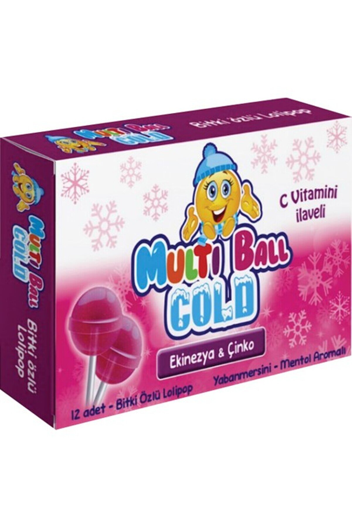 MULTİ BALL COLD Multiball Cold Ekinezya Çinko Lolipop 12 Adet