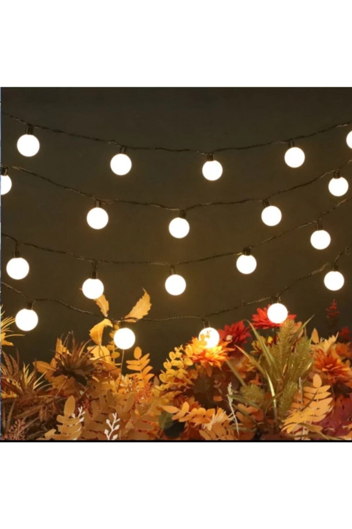 Wolfberry Yılbaşı Partisi Doğum Günü, Tavan Dekor Işıkları 5 Met Işık Top Lamba Dize Ev Bahçe Avlu Gün Işığı