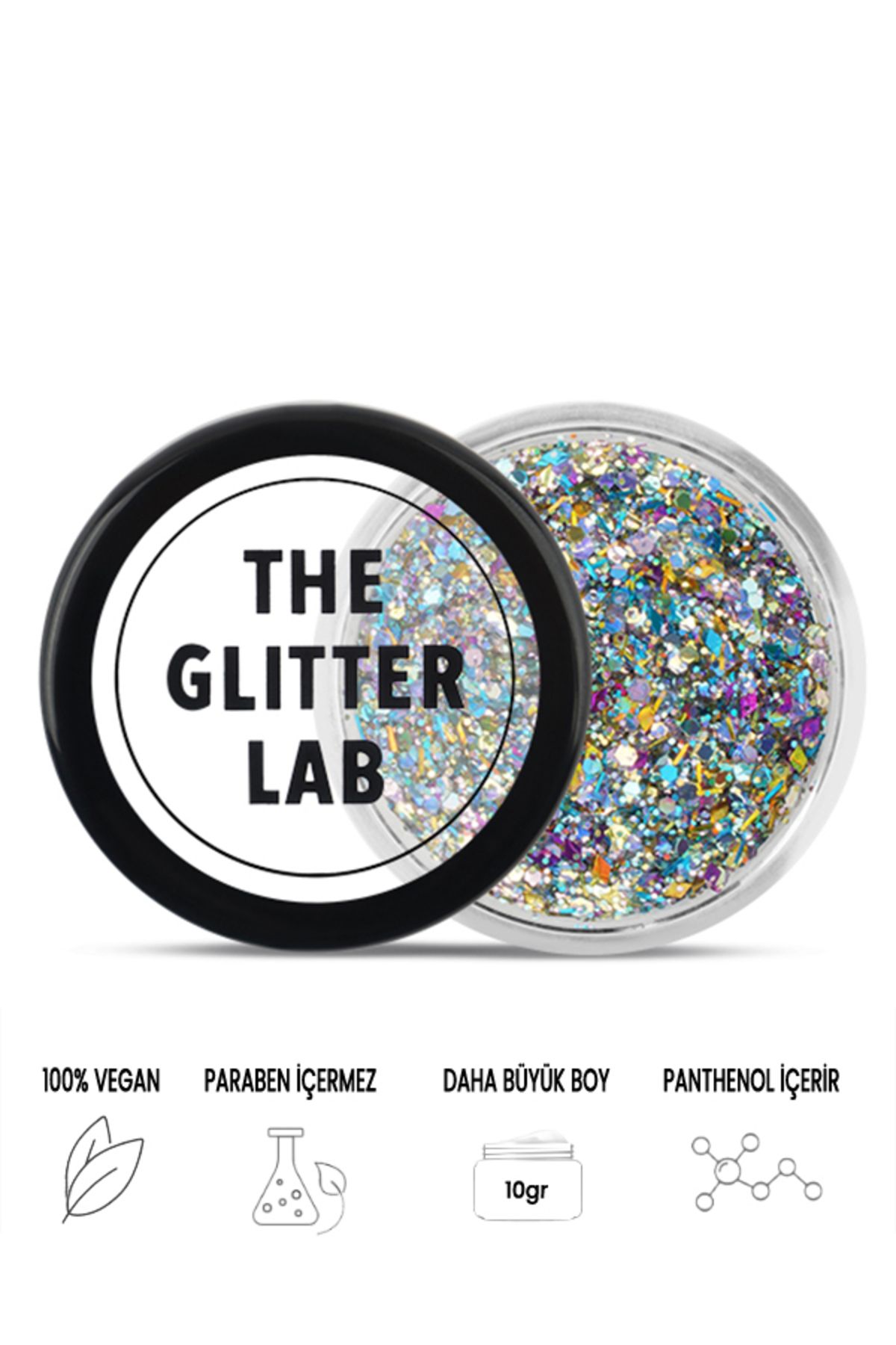 The Glitter Lab Jel Formlu Parlak Glitter - Glitzy Bang